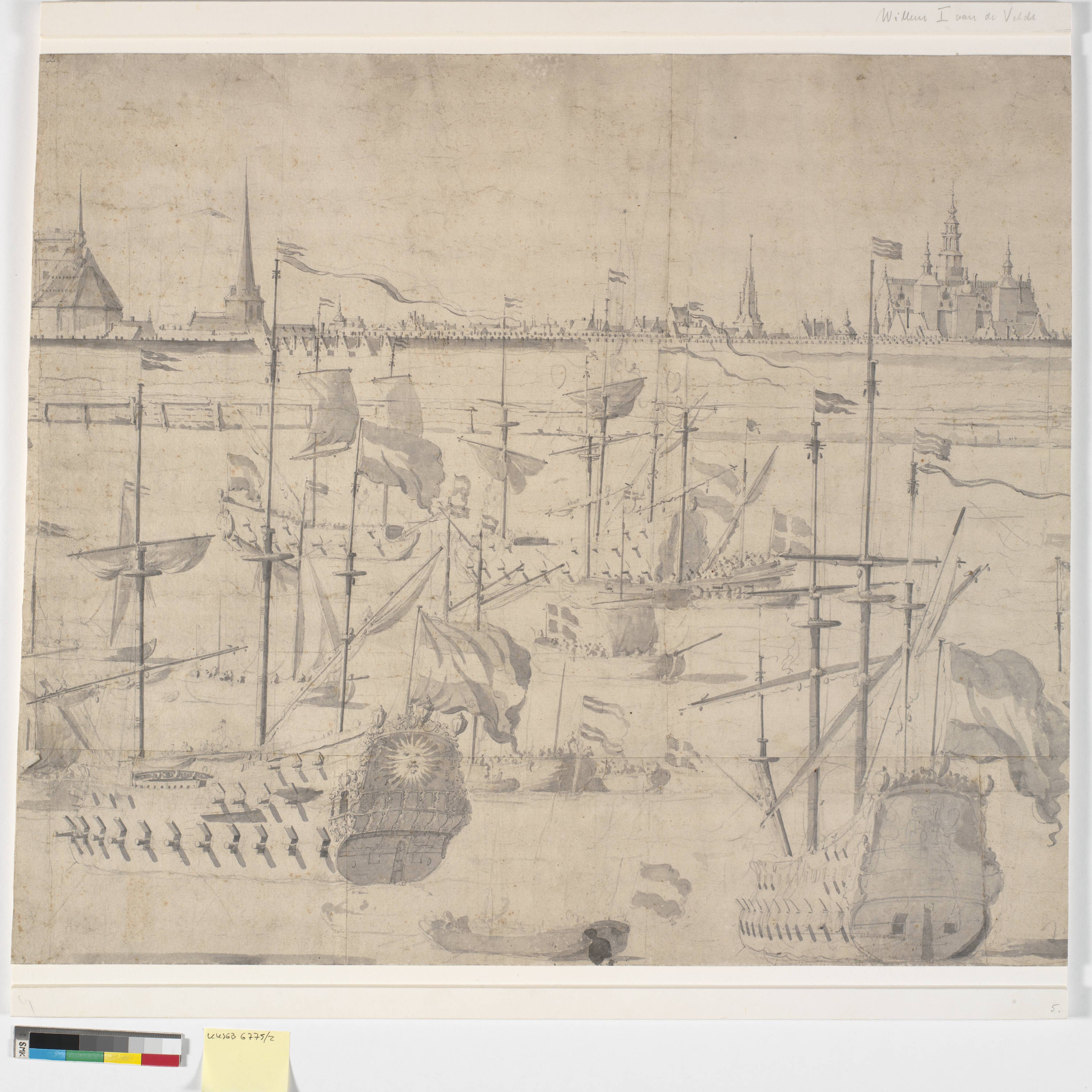 Den hollandske flåde på Københavns Red 1658