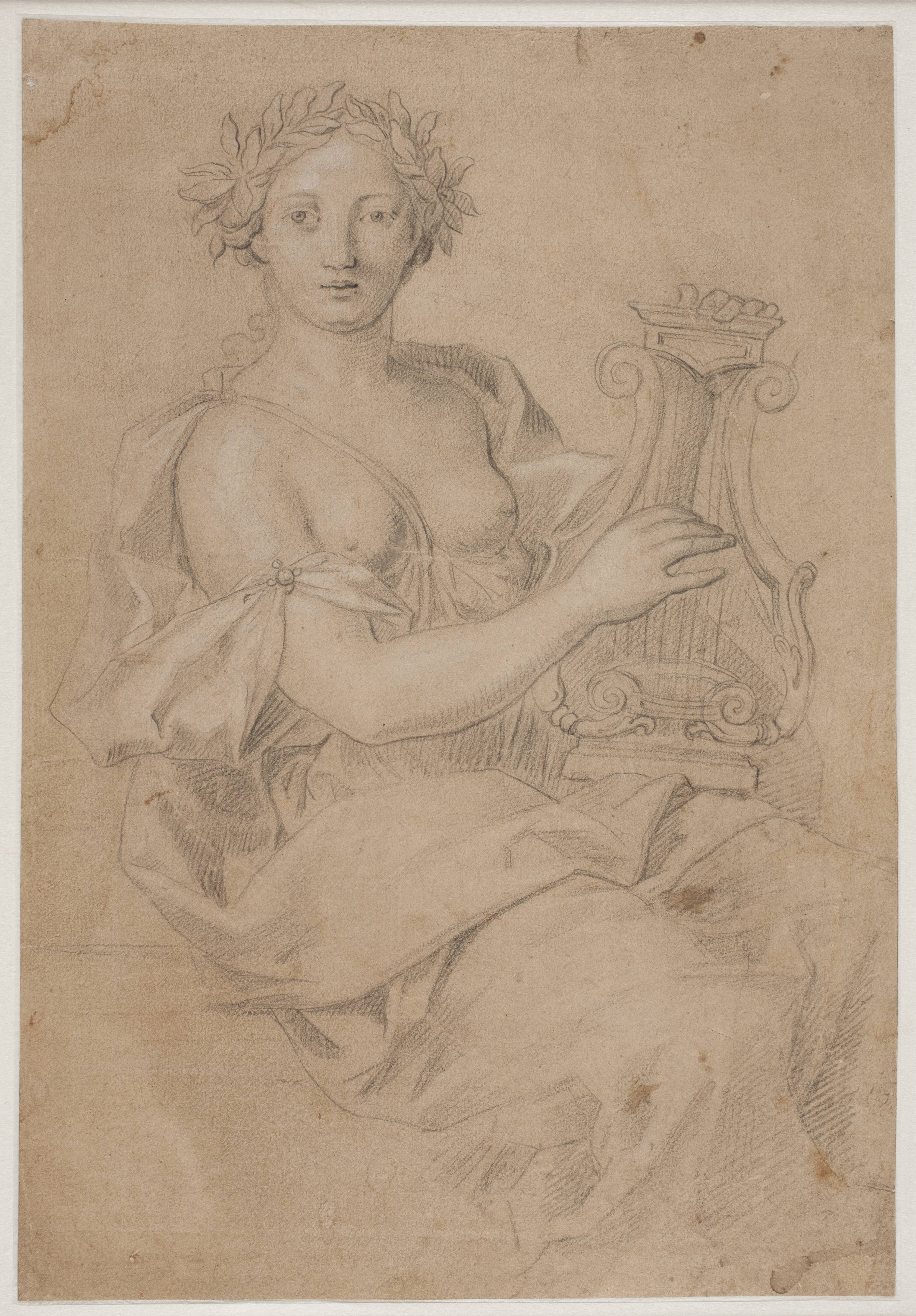Lyrespillende muse (Erato?)