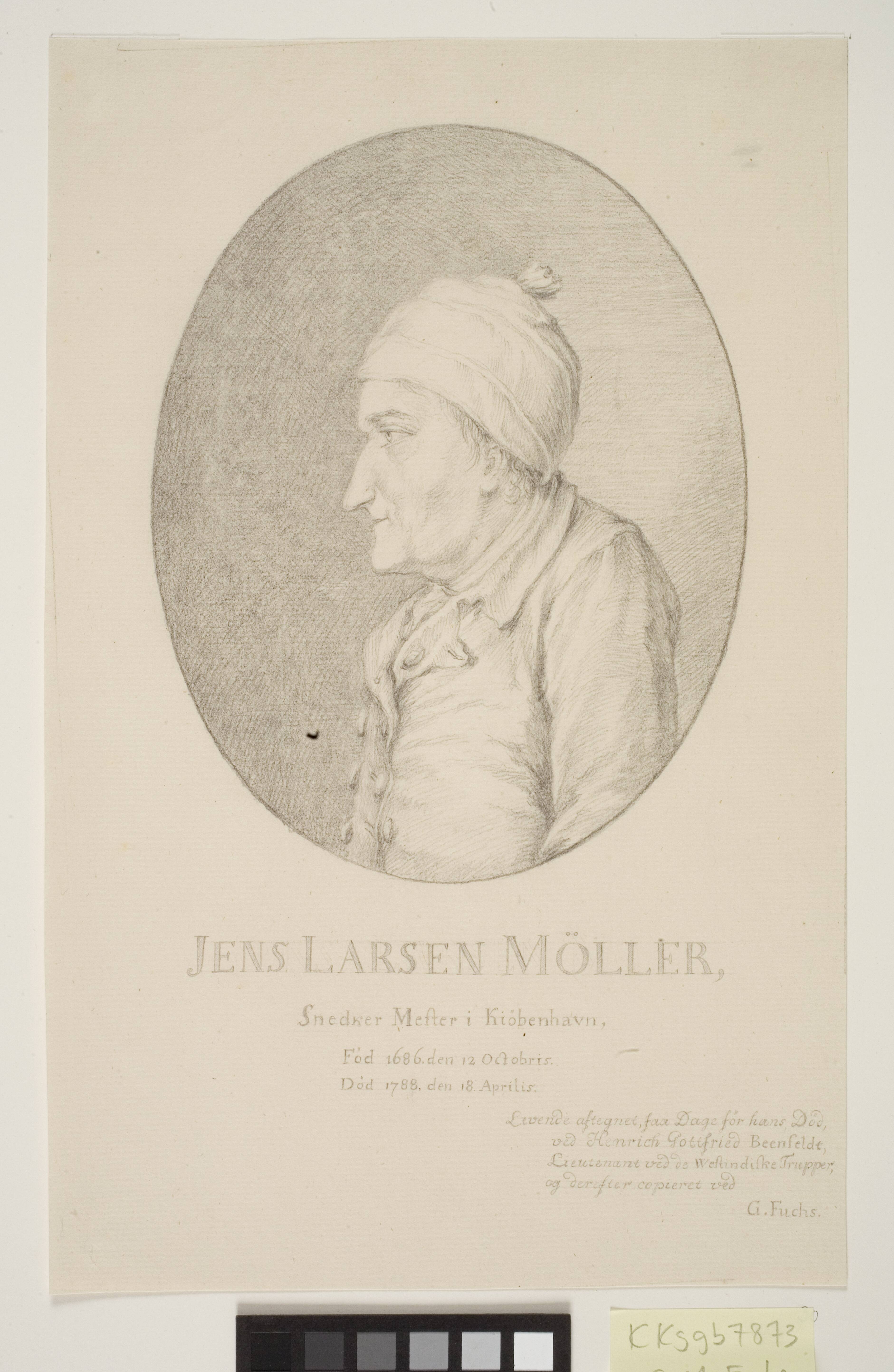 Portræt af Jens Larsen Møller