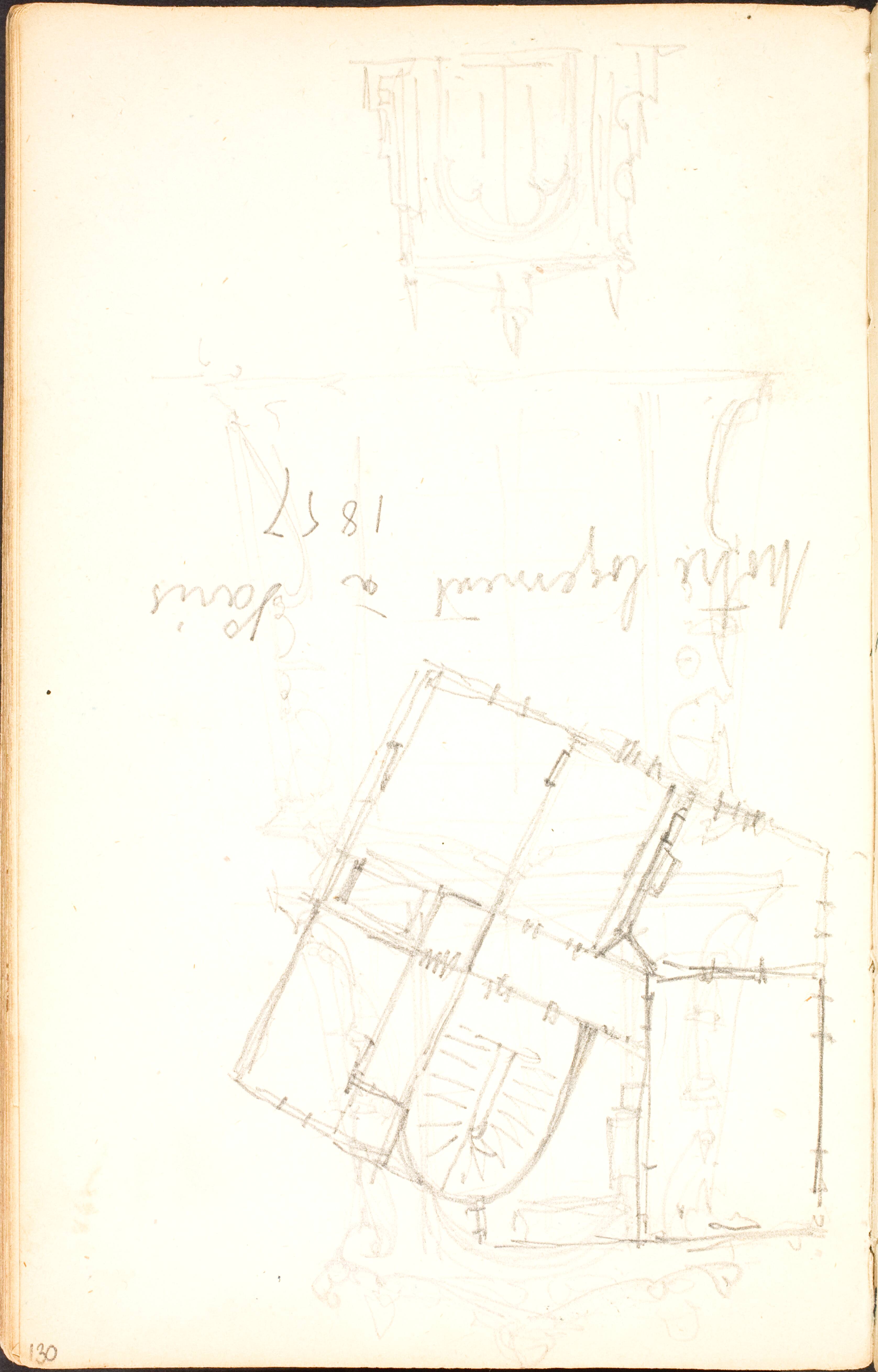 Skitsebog 53 Flensborg Paris 1857