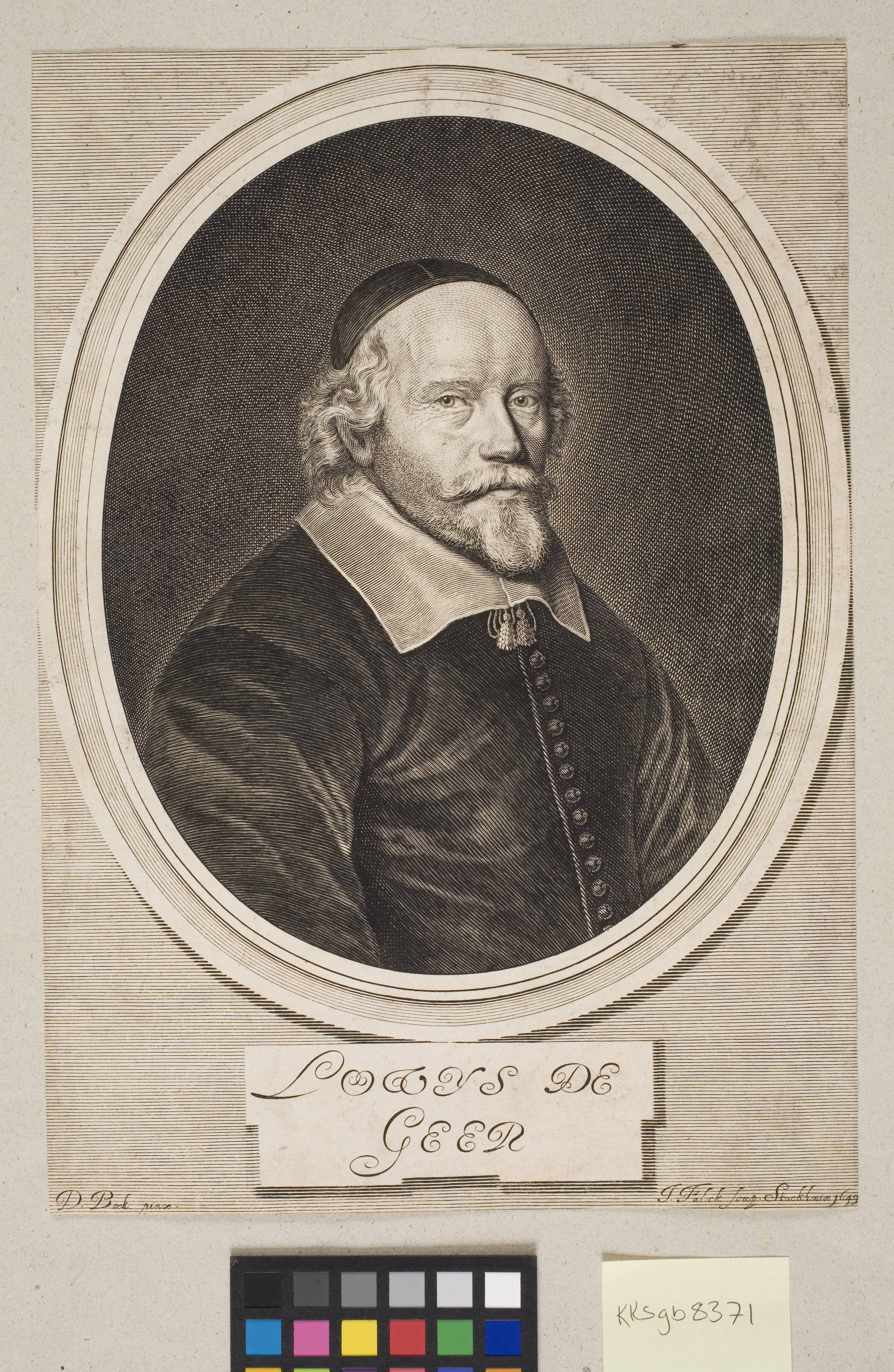 Portræt af Louis de Geer