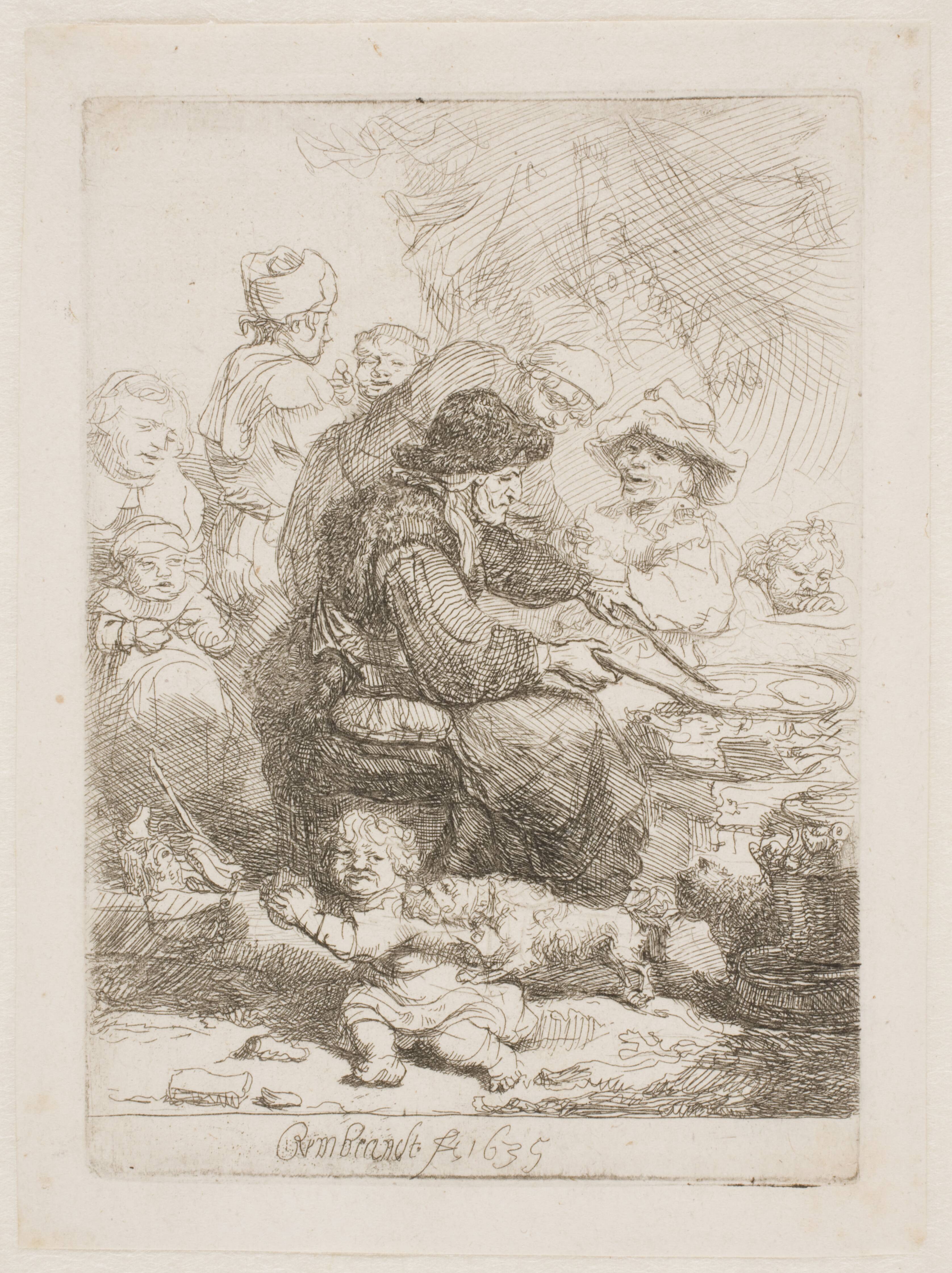 The pancake woman
