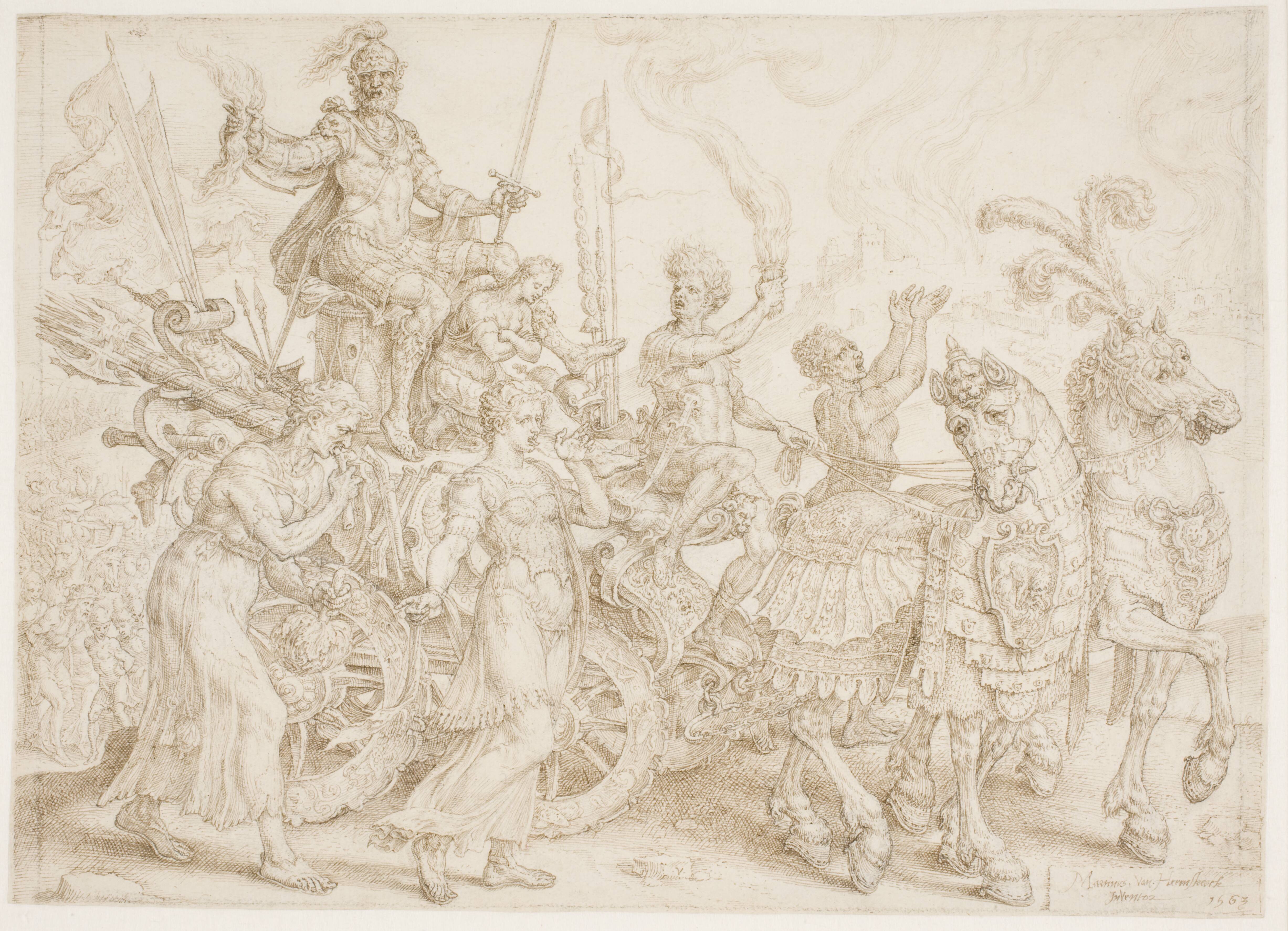 Triumphal Chariot. Bellum (War)