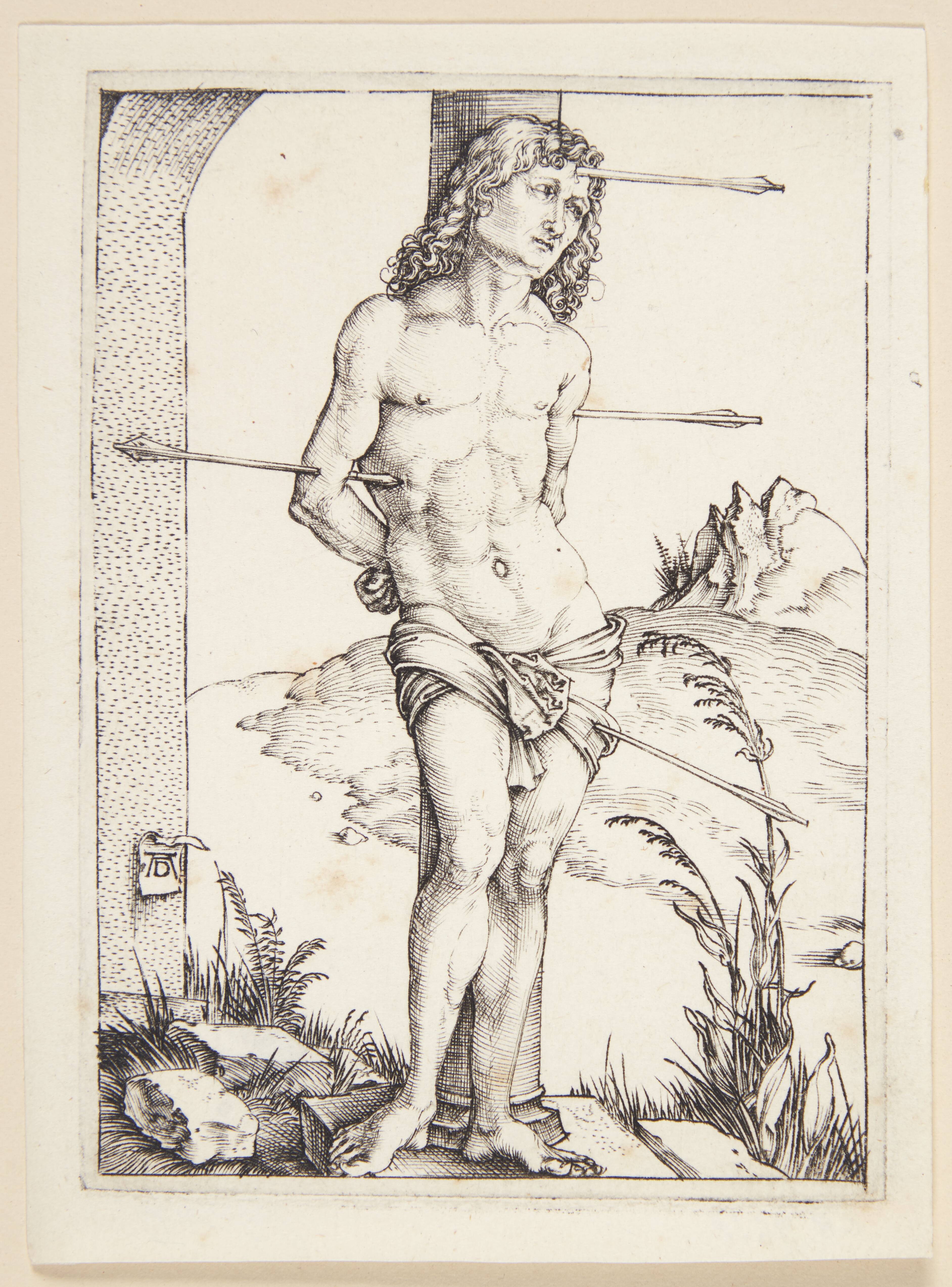 St. Sebastian at the column