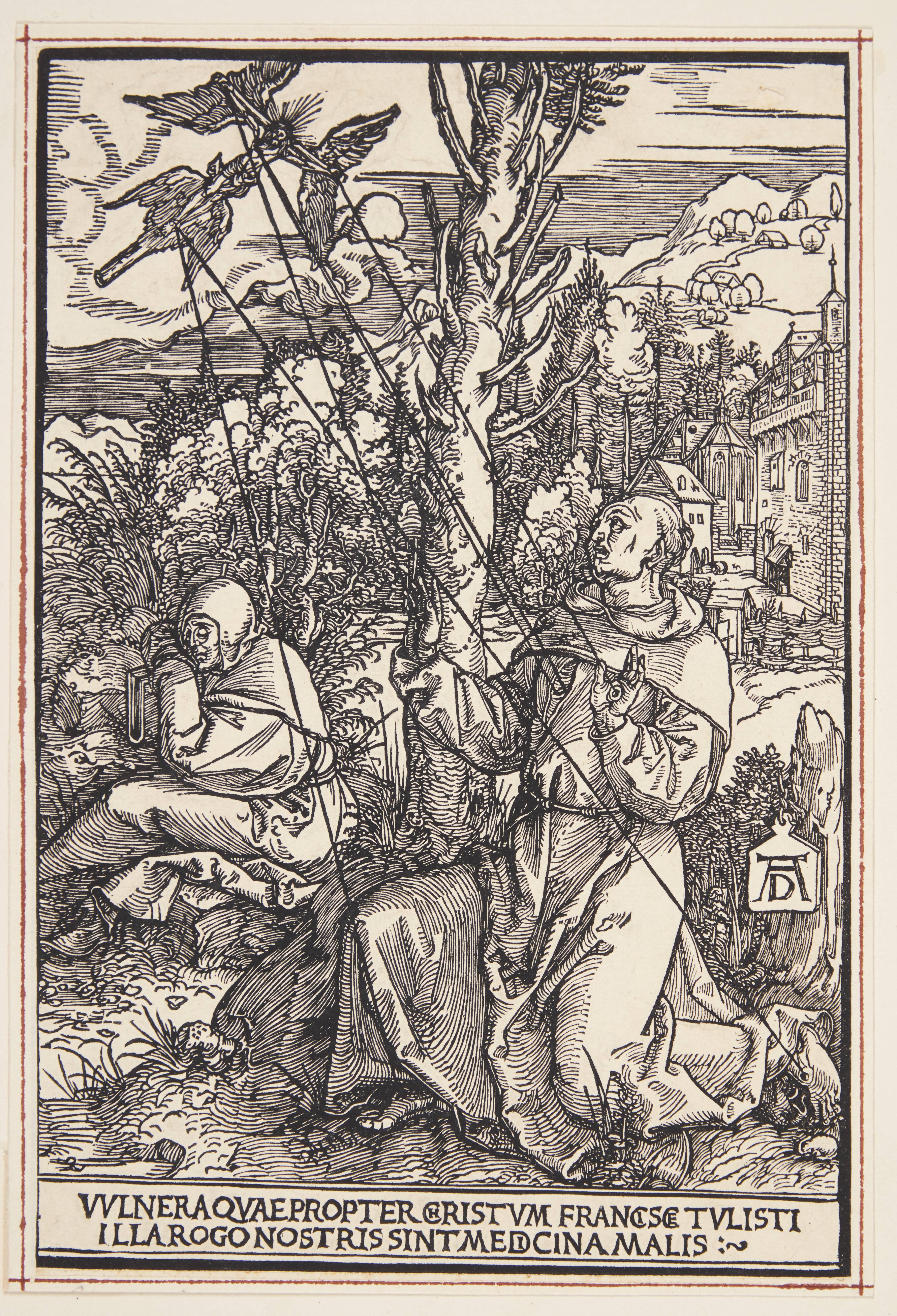 St. Francis receiving the stigmata