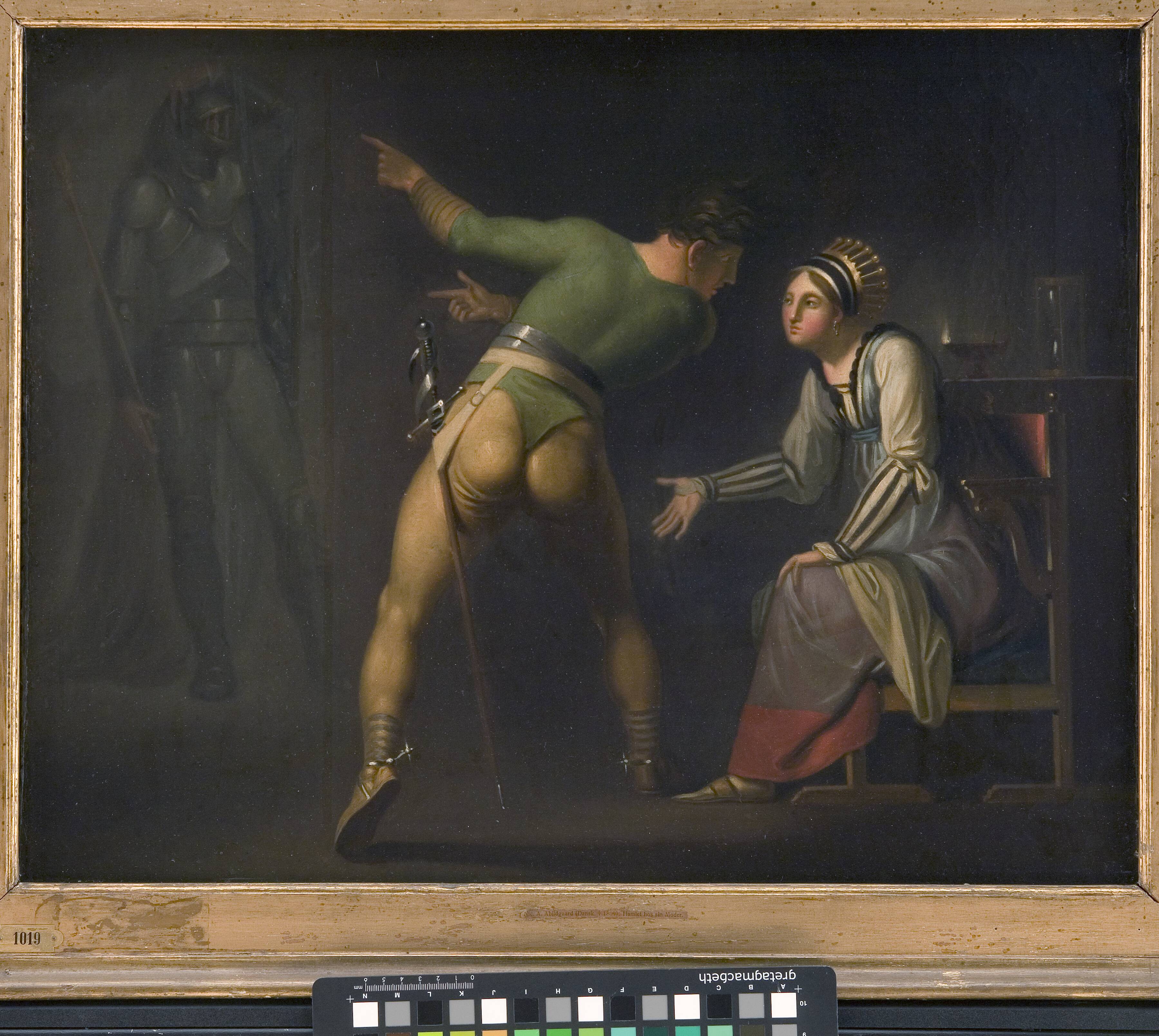 Hamlet and his Mother. Episode from Shakspeare's Hamlet