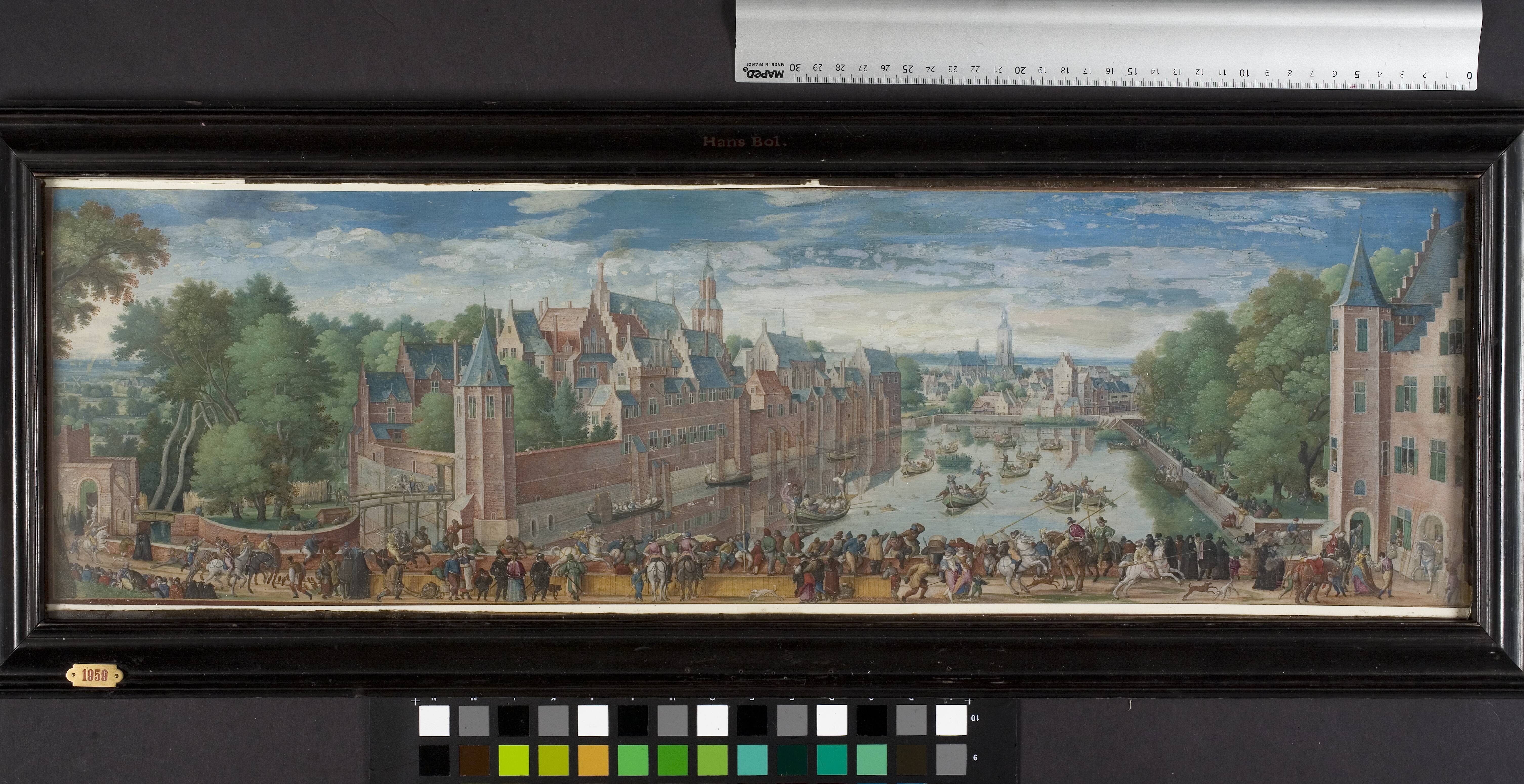 "The Goose Game" on the Vijvar at the Hague