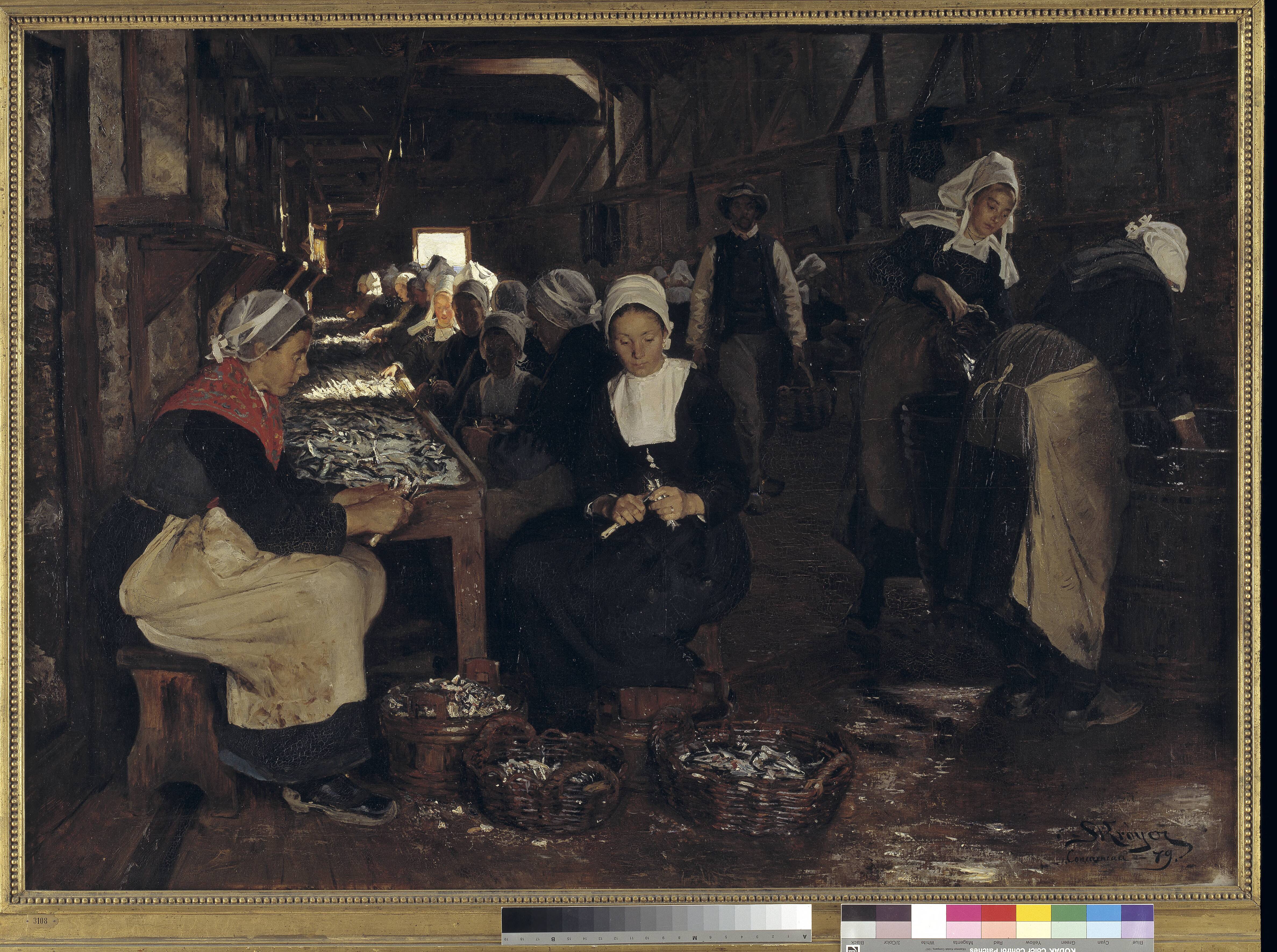 A Sardine Curing and Packing Establishment in Concarneau