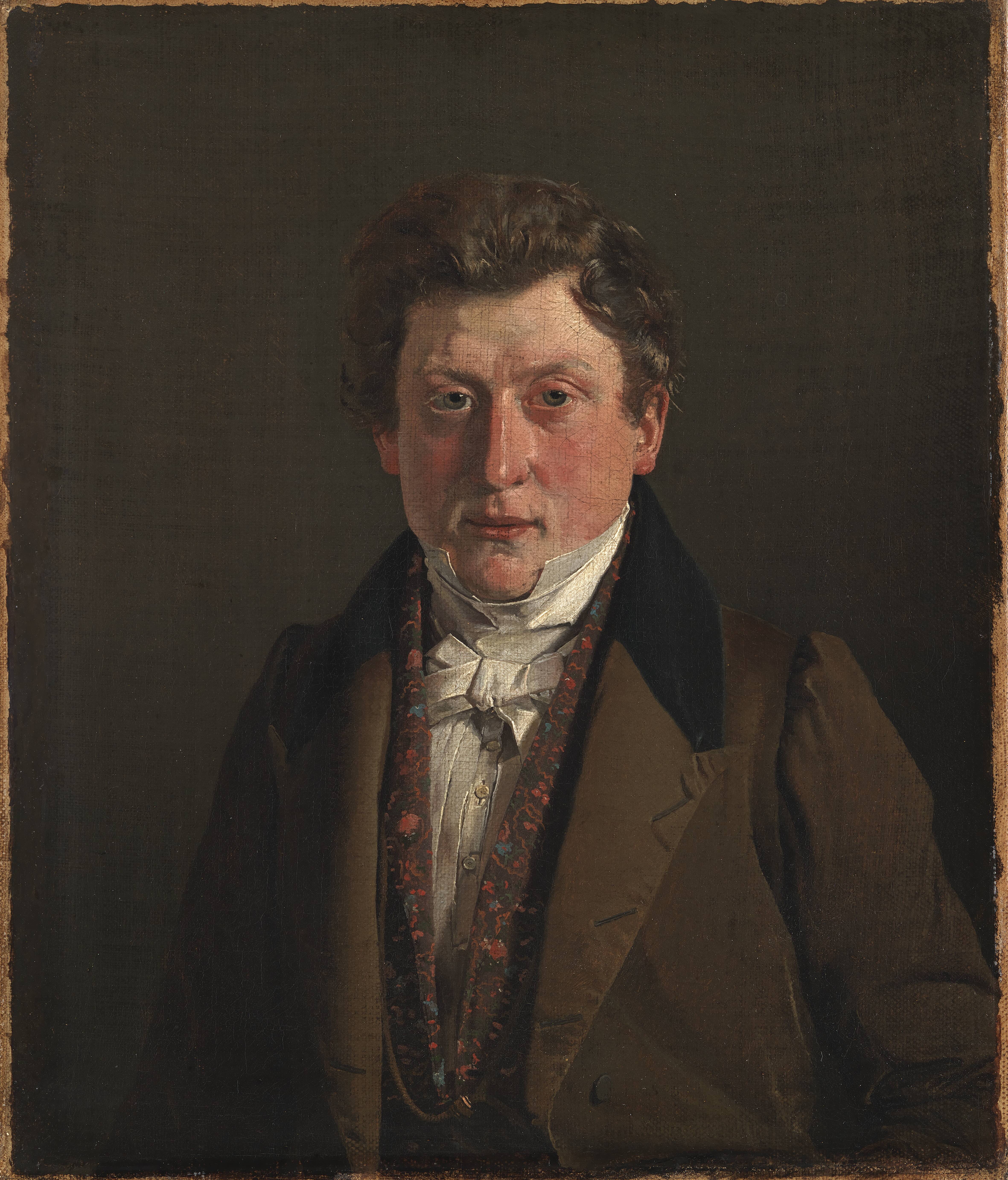 Portrait of the Artist´s Cousin and Brother-in-Law, the Grocer Christian Petersen