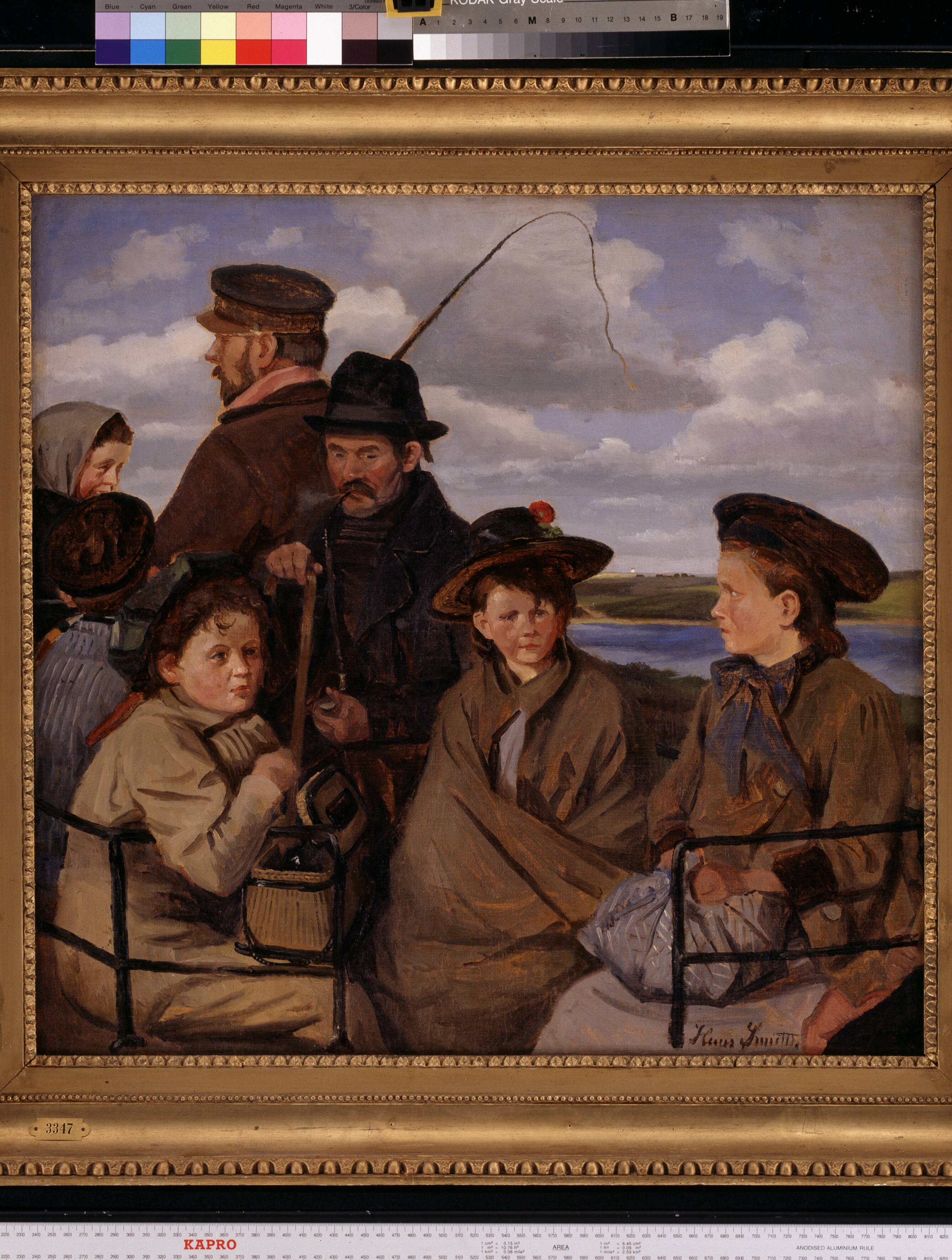 I dagvognen. Kunstnerens broderbørn