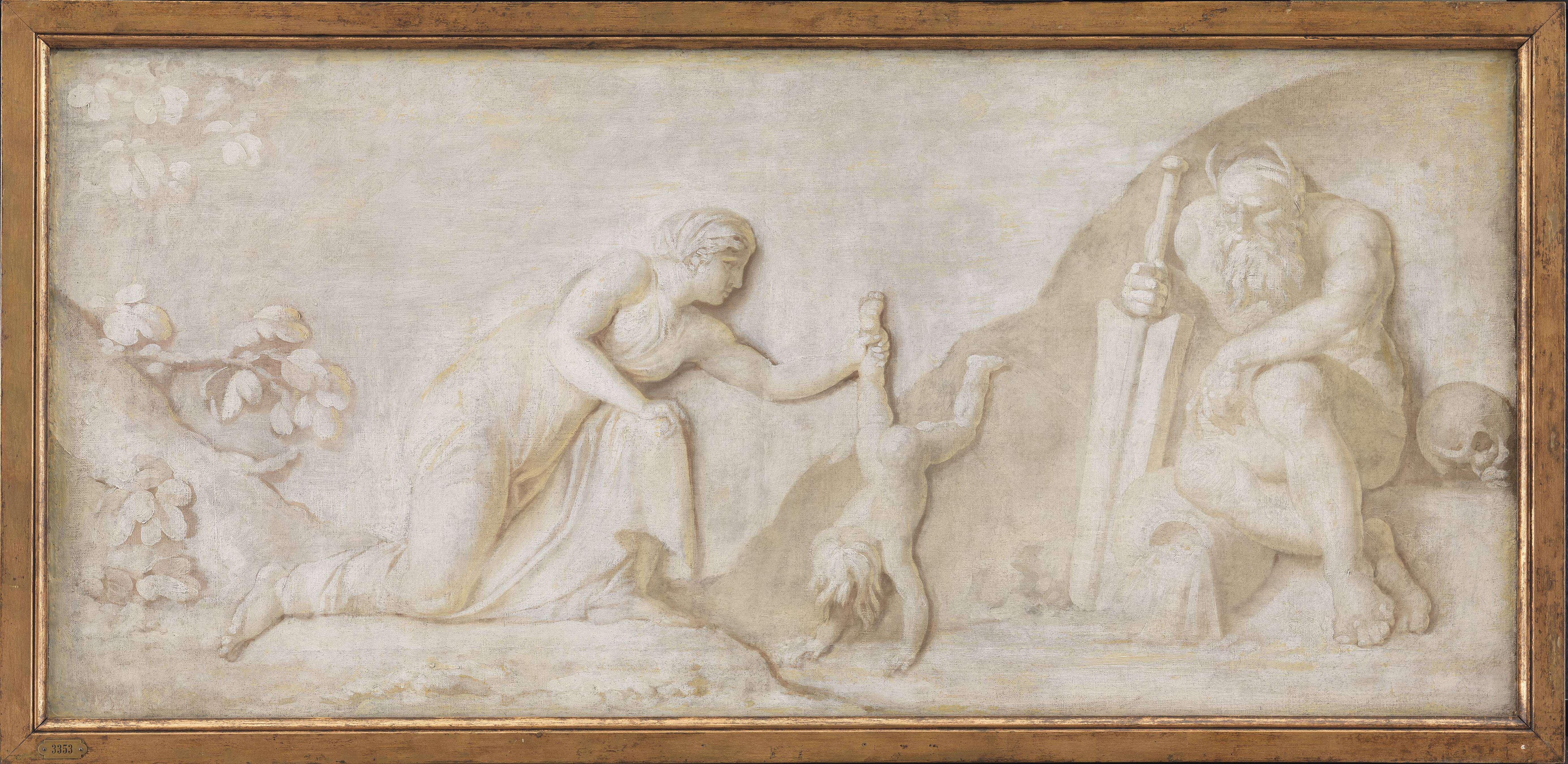 Thetis Immersing her Infant Son Achilles in the River Styx to Make him Invulnerable
