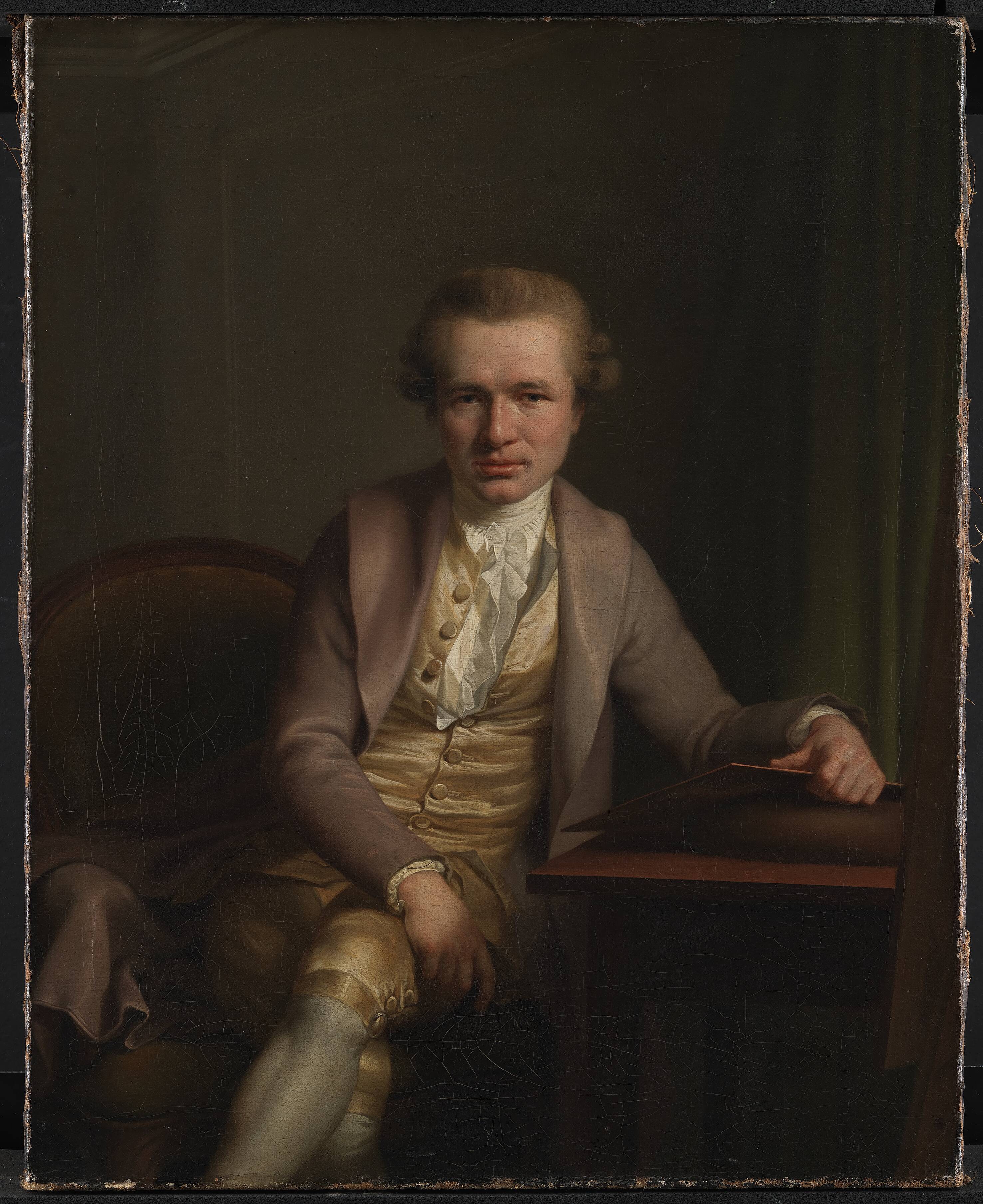 The Engraver Johann Friderich Clemens at his Work Table