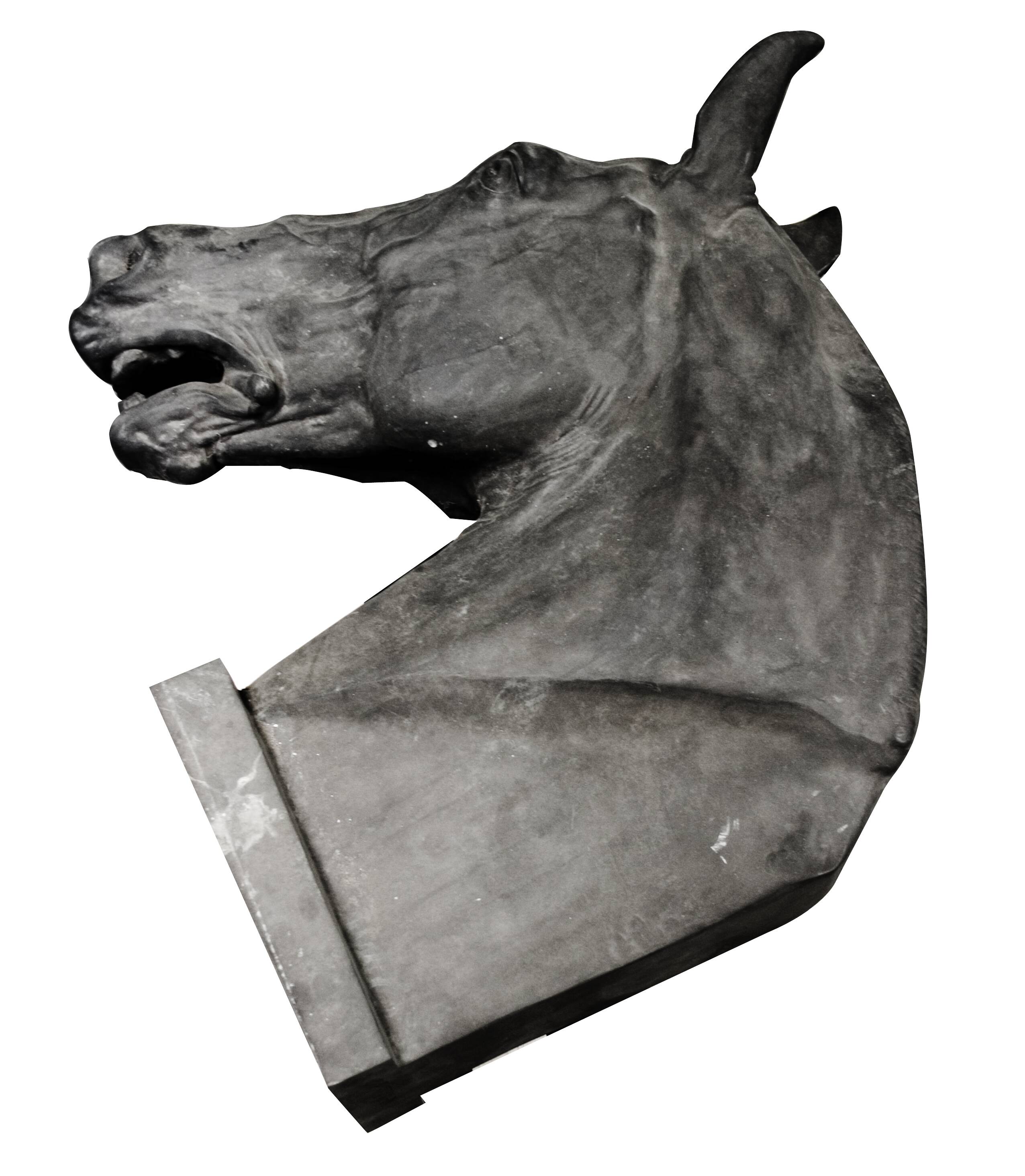 Head of a Horse. Study for Equestrian Statue of Christian IX
