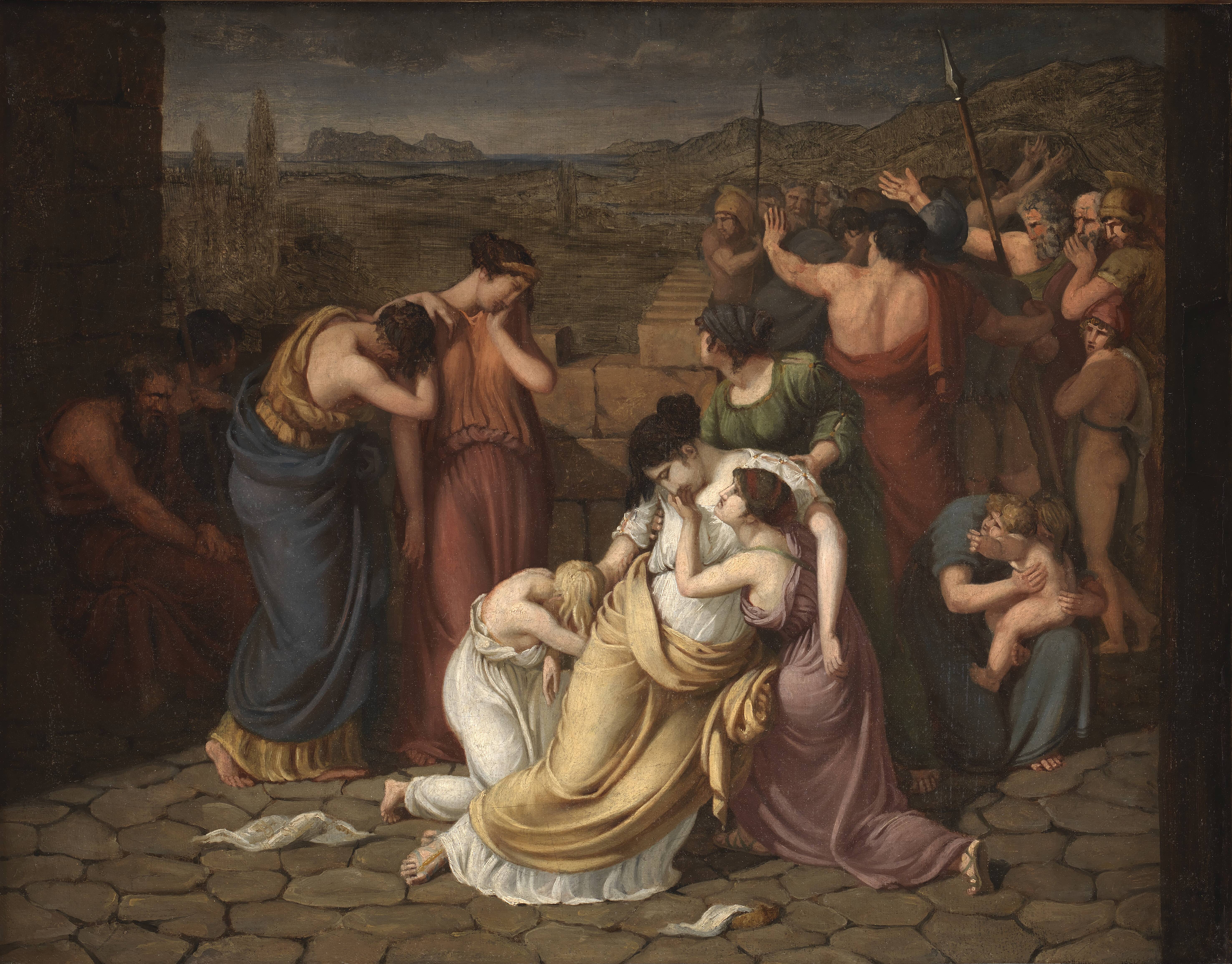 Andromache in Despair at the Sight of Hector's Body