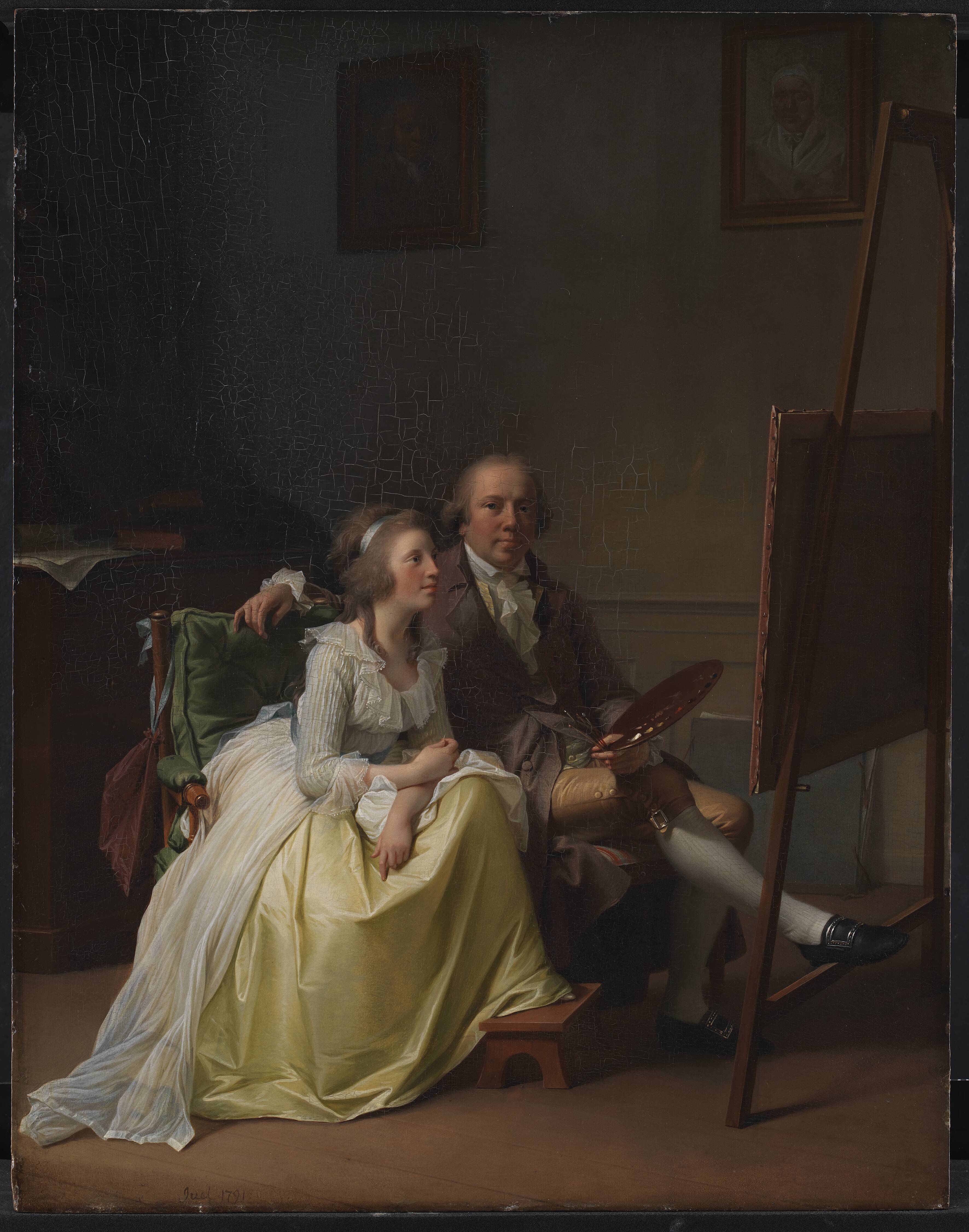 The Artist and his Wife Rosine, née Dørschel