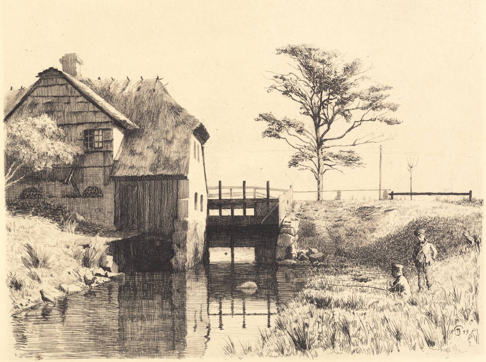 Stampen, Peter Ilsted, 1899