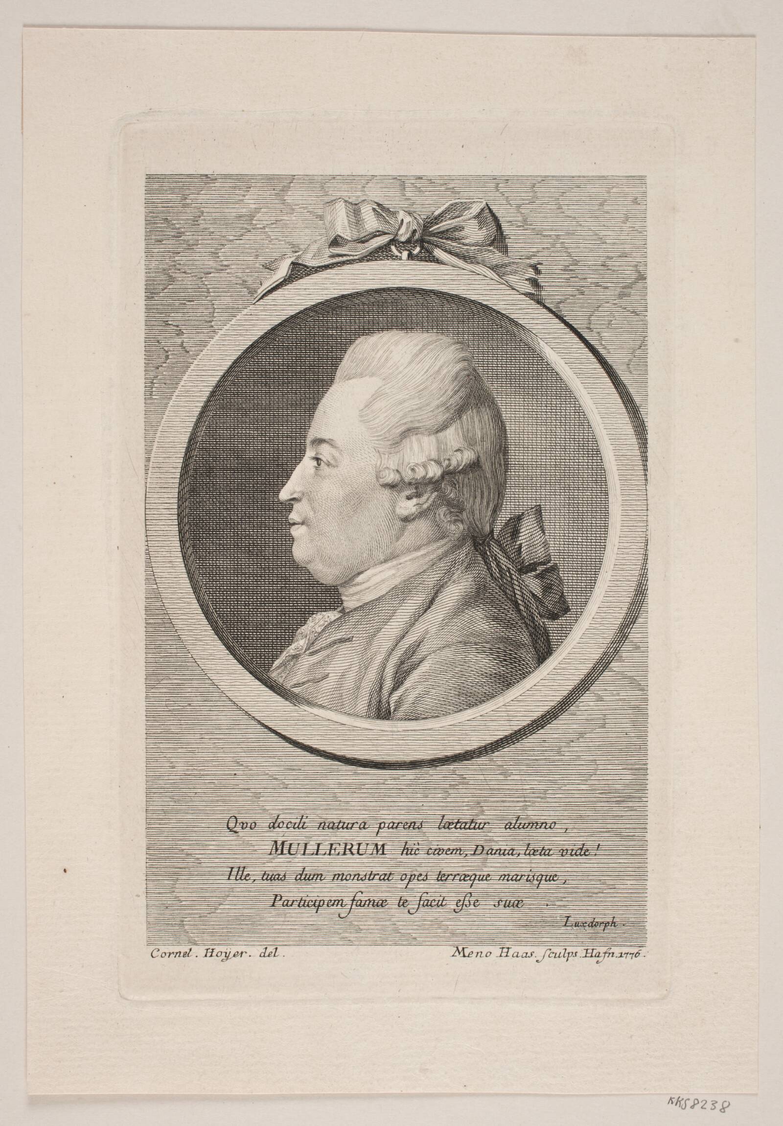 Otto Frederik Müller, Meno Haas, 1776