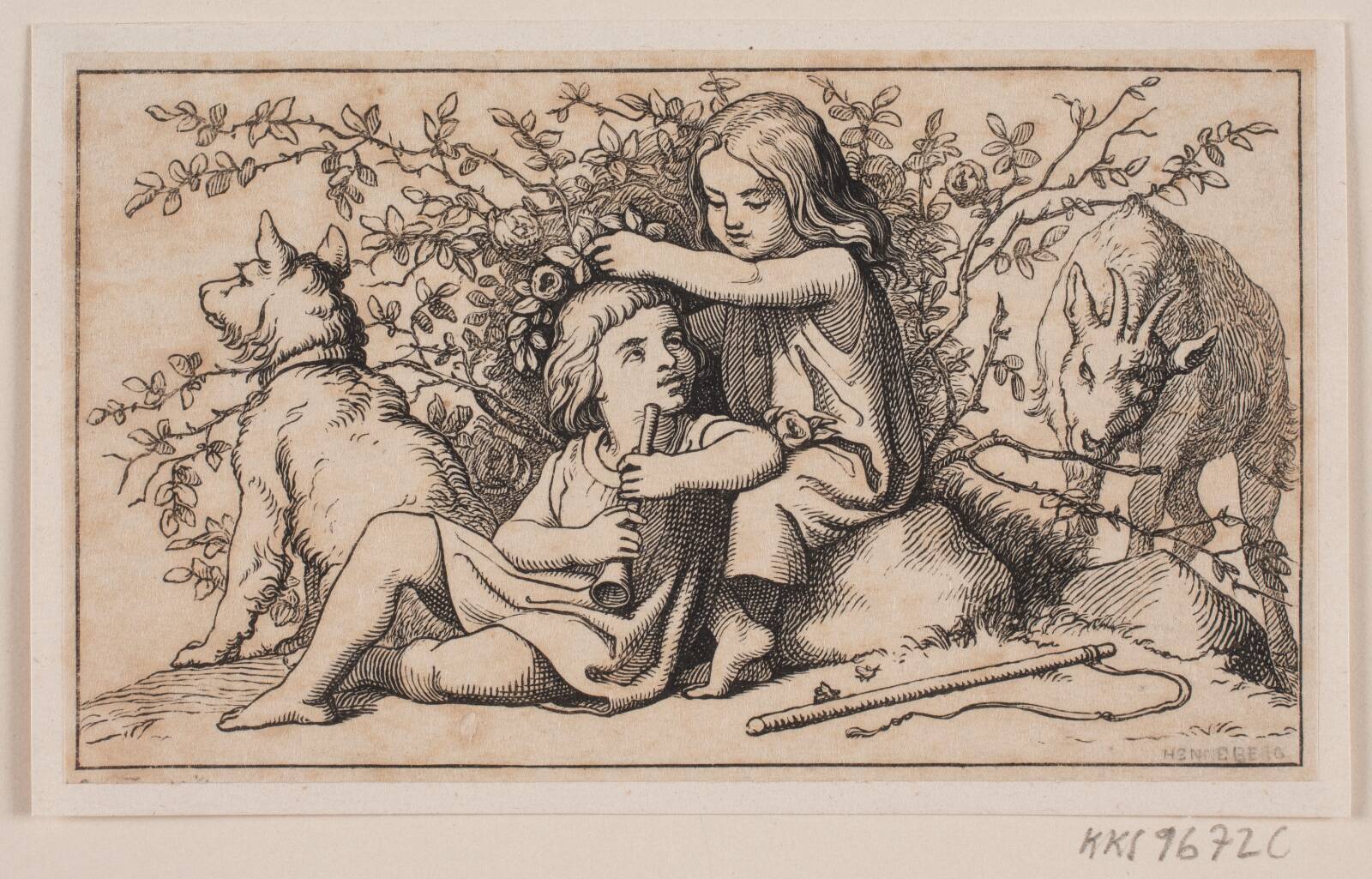 Juni. Månedsbillede, H.C. Henneberg, 1847