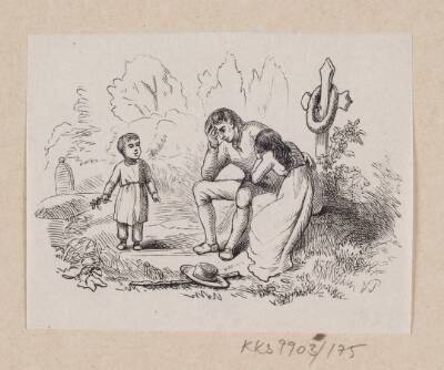 Illustration til "Den sidste Perle" i H.C. Andersen, "Eventyr og Historier", Bind 2