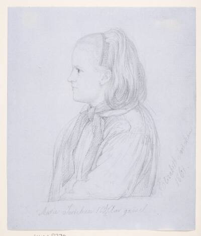 "Marie Jerichau 10½ år gammel"