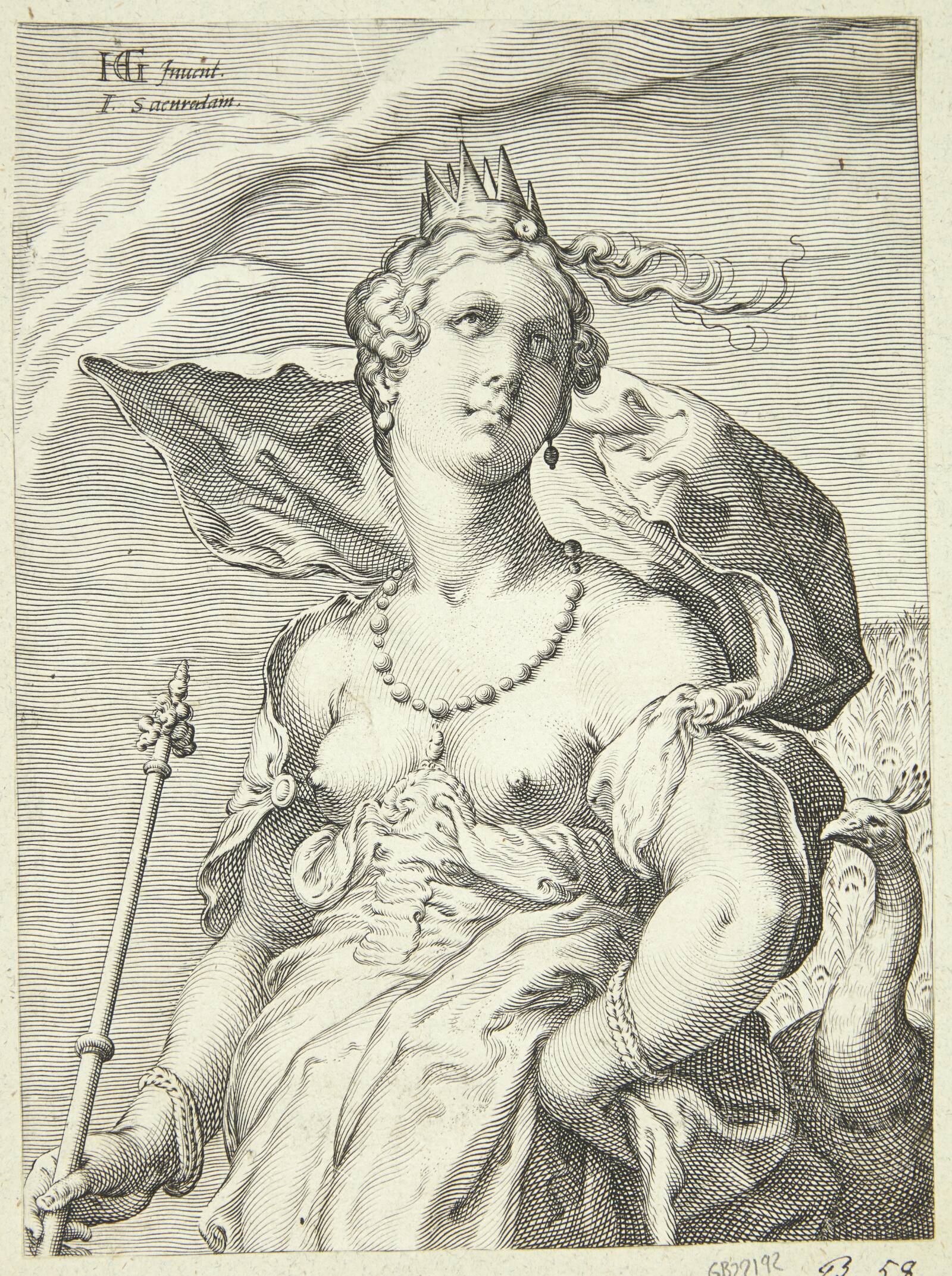 Juno, Jan Saenredam, 1594