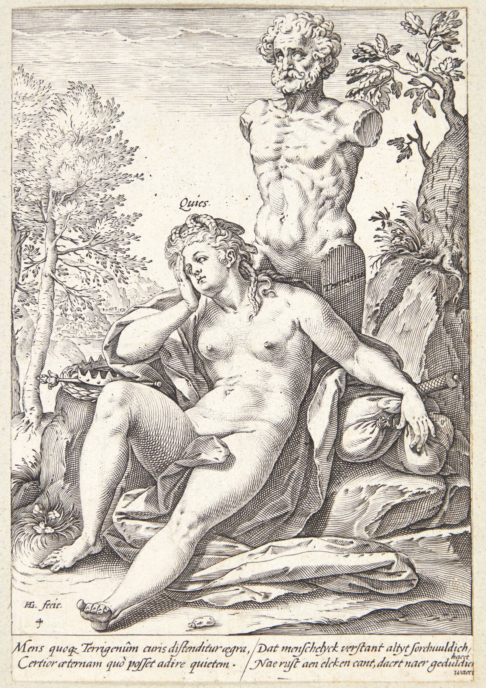 Sjælelig fred, Hendrick Goltzius, 1582