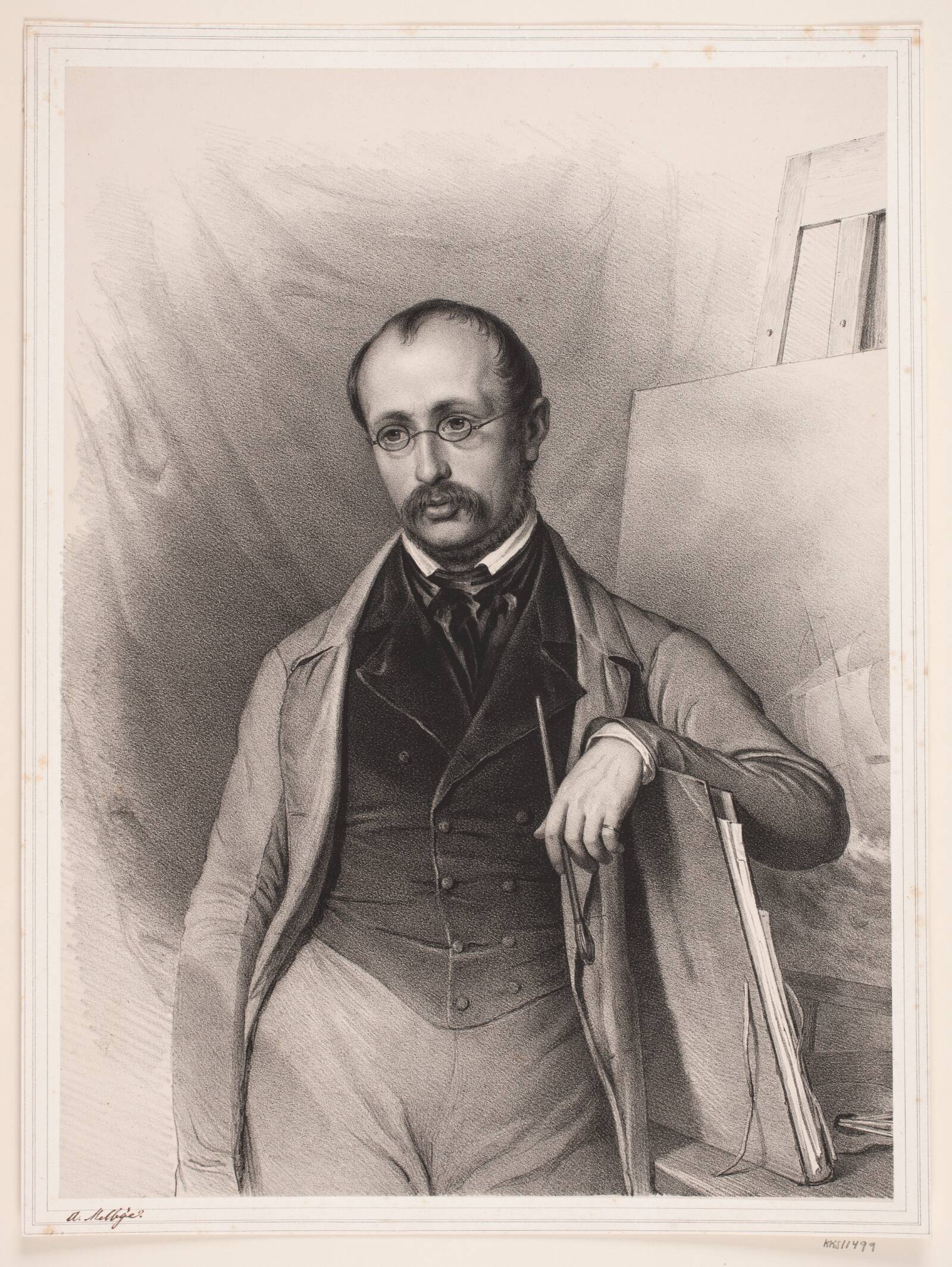 Anton Melbye, Emil Ditlev Bærentzen, 1840-1849