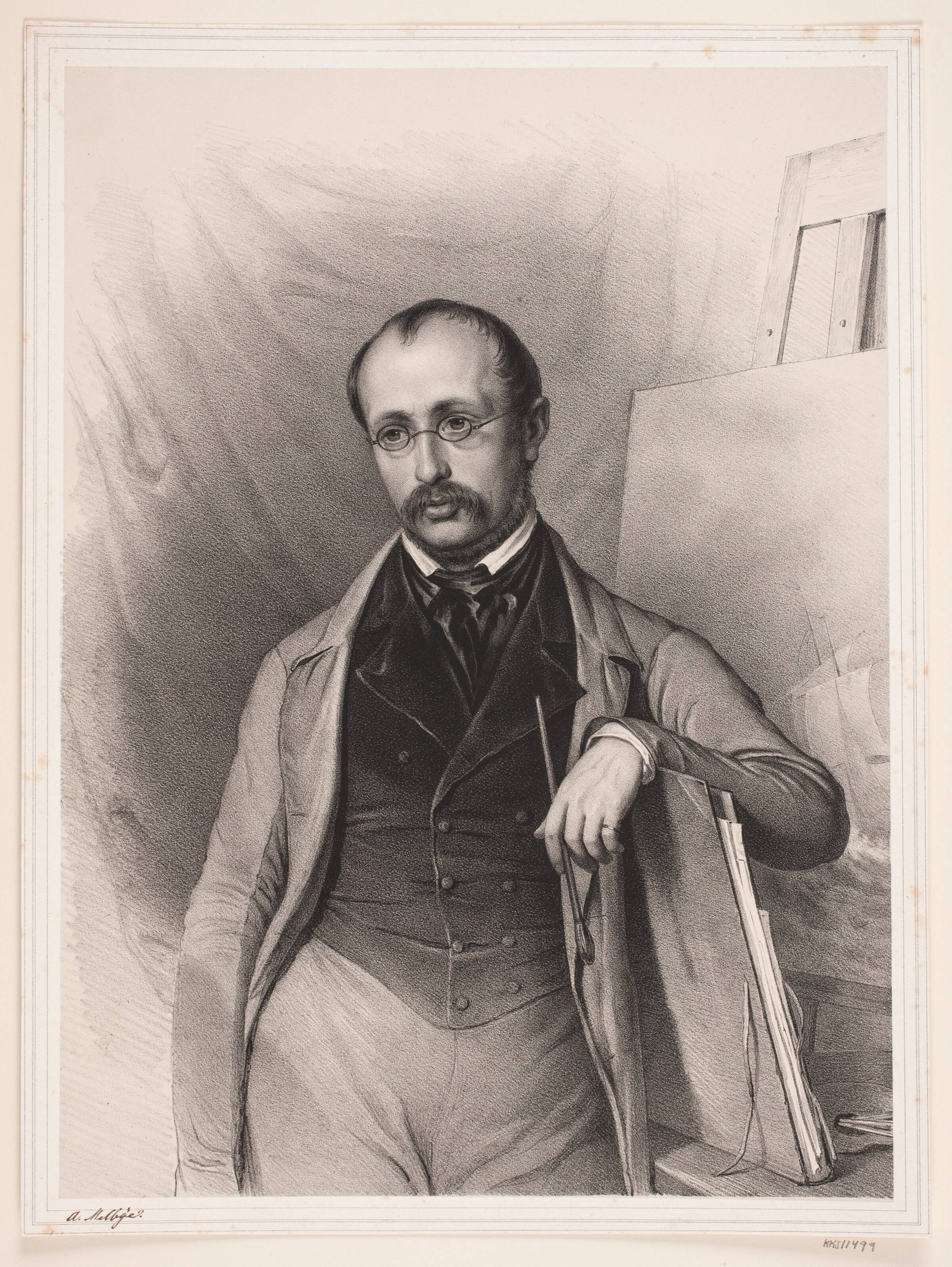 Anton Melbye, Emil Ditlev Bærentzen, 1840-1849