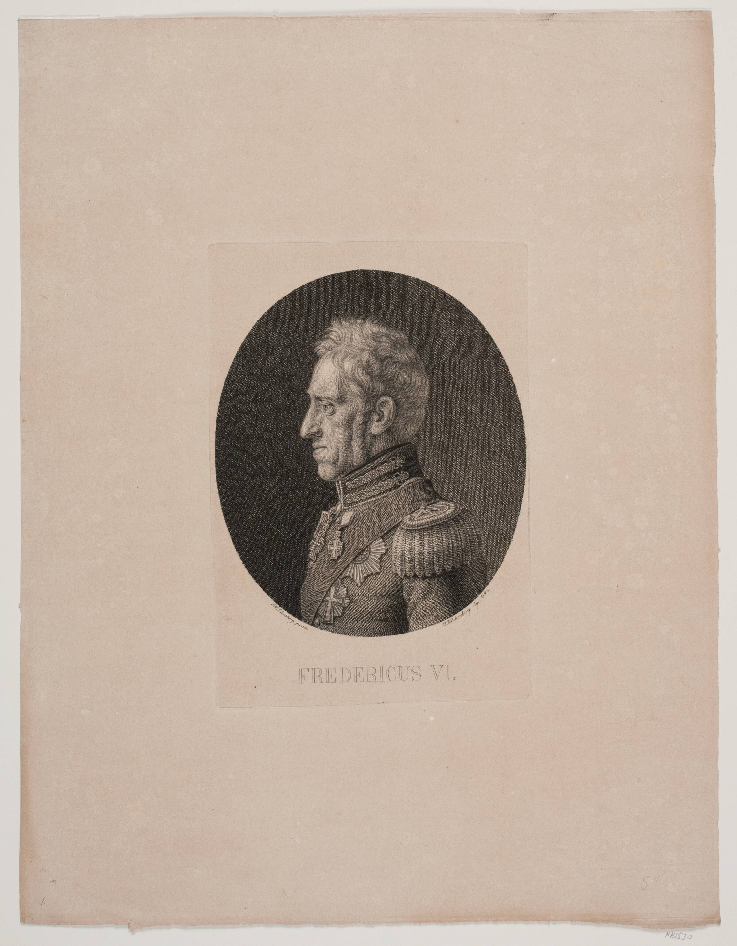 Frederik VI, Erling Eckersberg, 1846