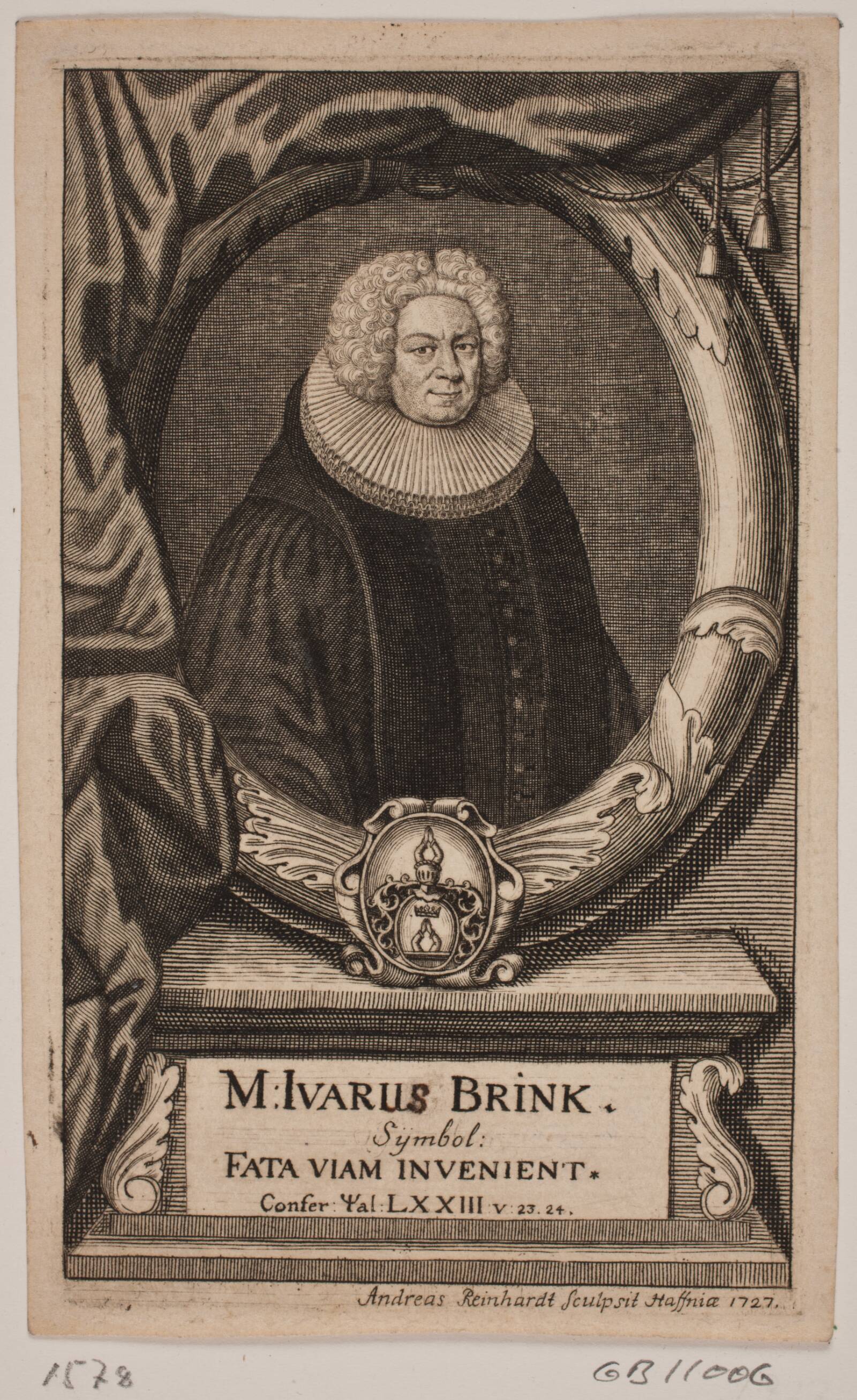 Ivar Brink, præst, Ubekendt, 1727