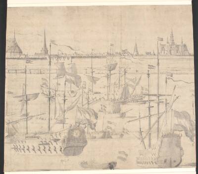 Den hollandske flåde på Københavns Red 1658