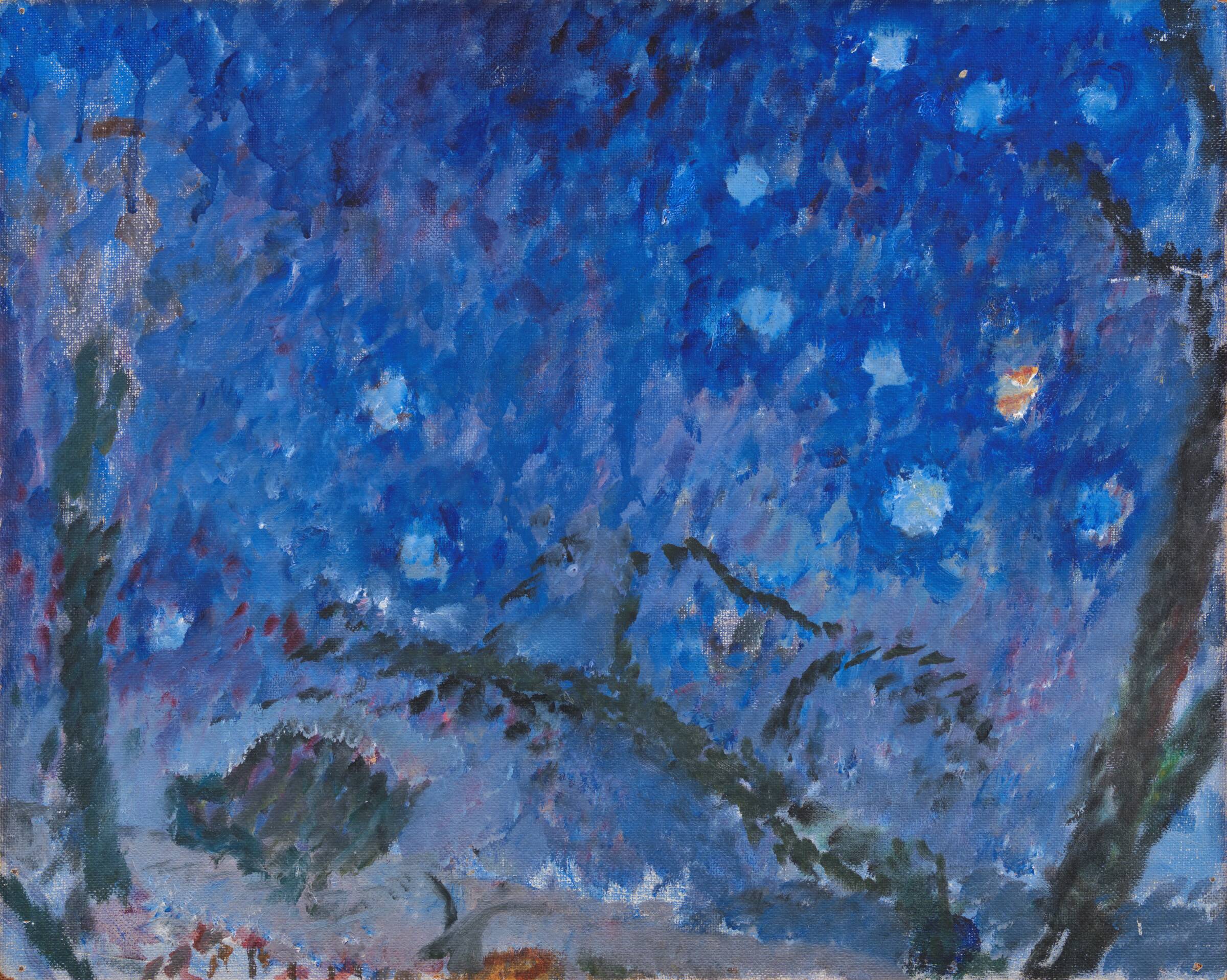 Løven og Jupiter i opgang, Harald Leth, 1962