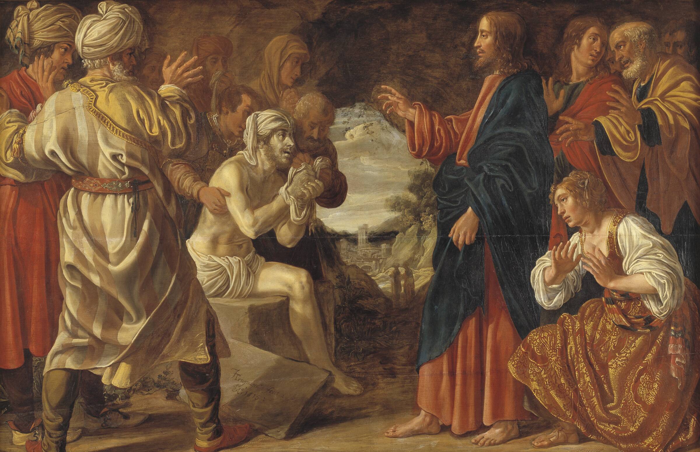 Lazarus' opvækkelse, Jan Tengnagel, 1615