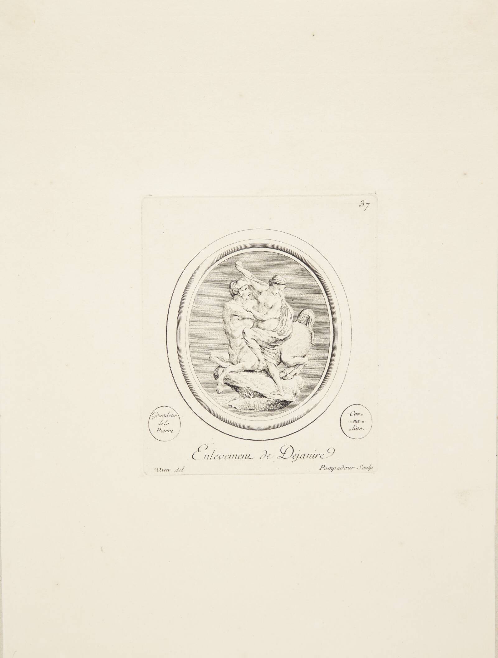 Deianiras bortførelse, Madame de Pompadour, 1753-1757