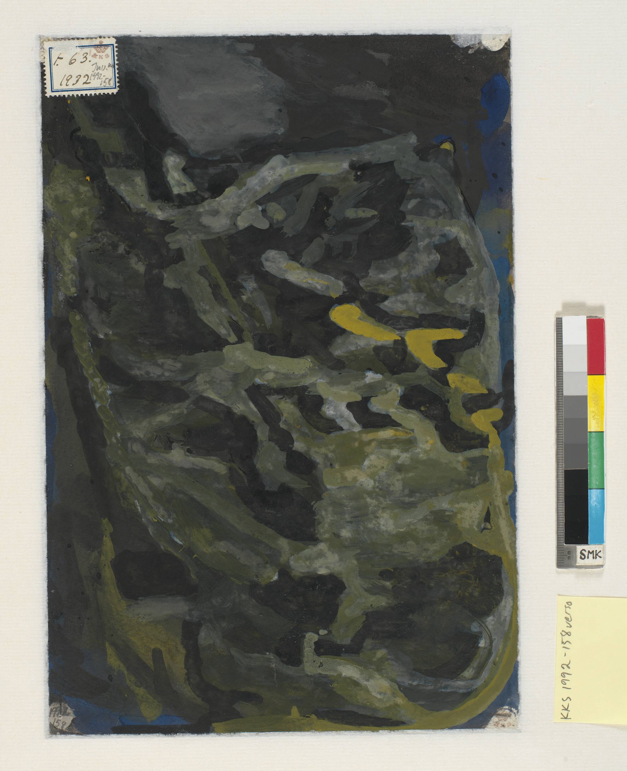 Landskab med træer., Christian Kongstad Petersen, 1932