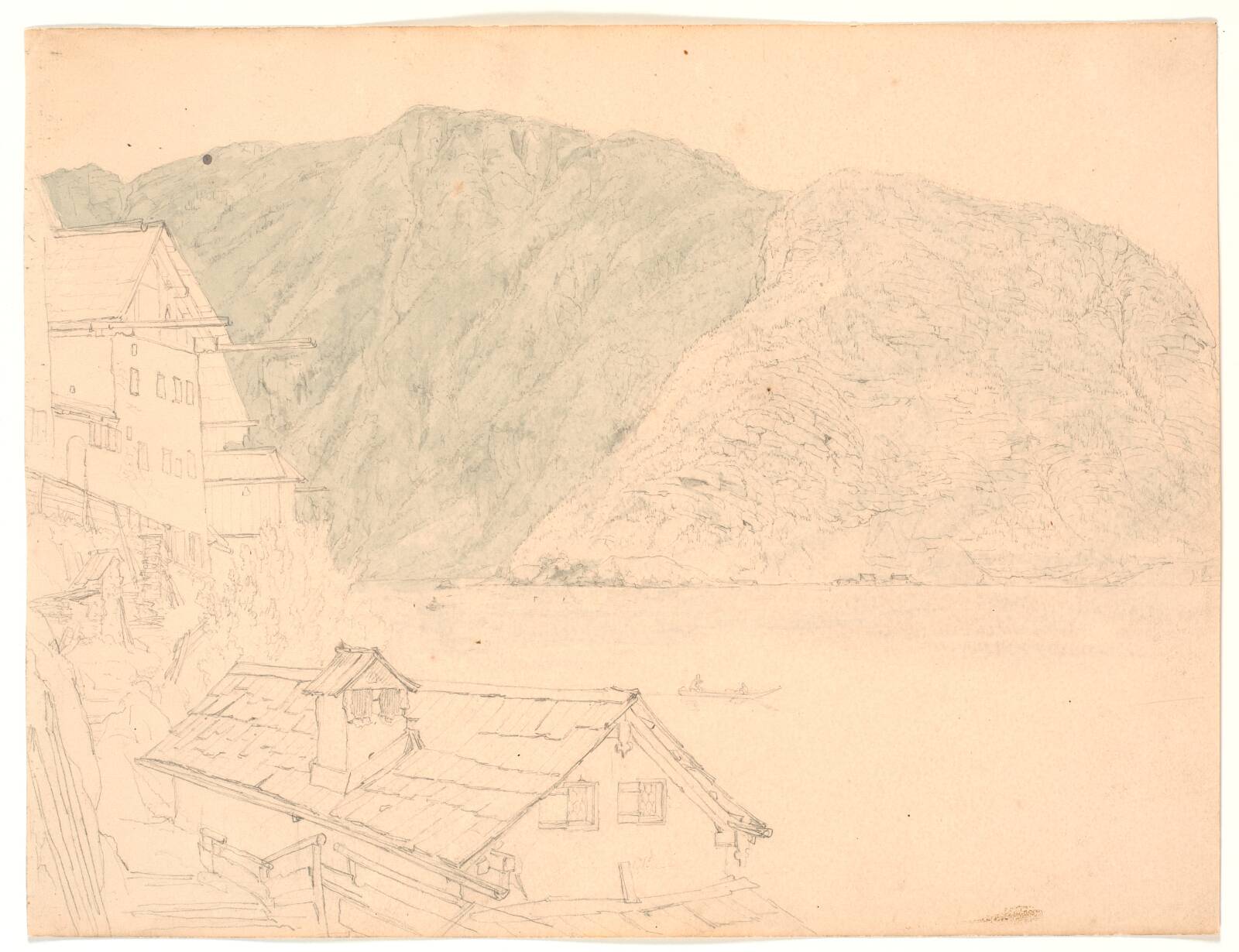 Sø ved Gmunden, Jørgen V. Sonne, 1828-1831