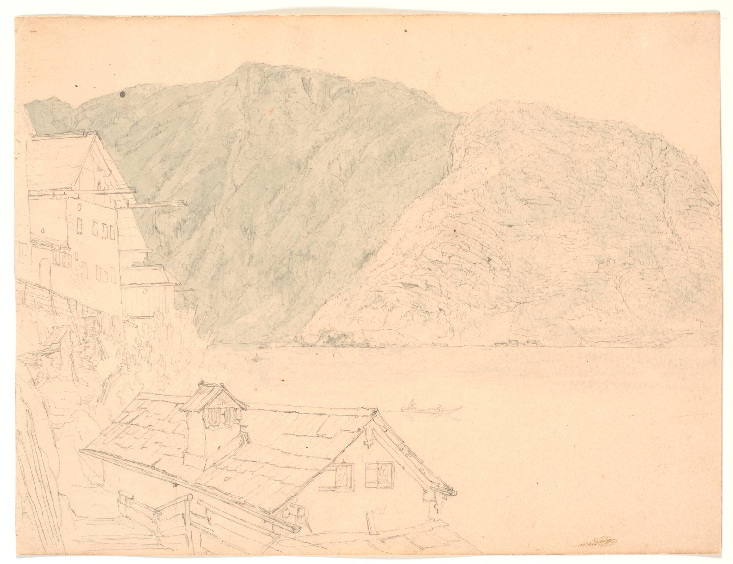 Sø ved Gmunden, Jørgen V. Sonne, 1828-1831