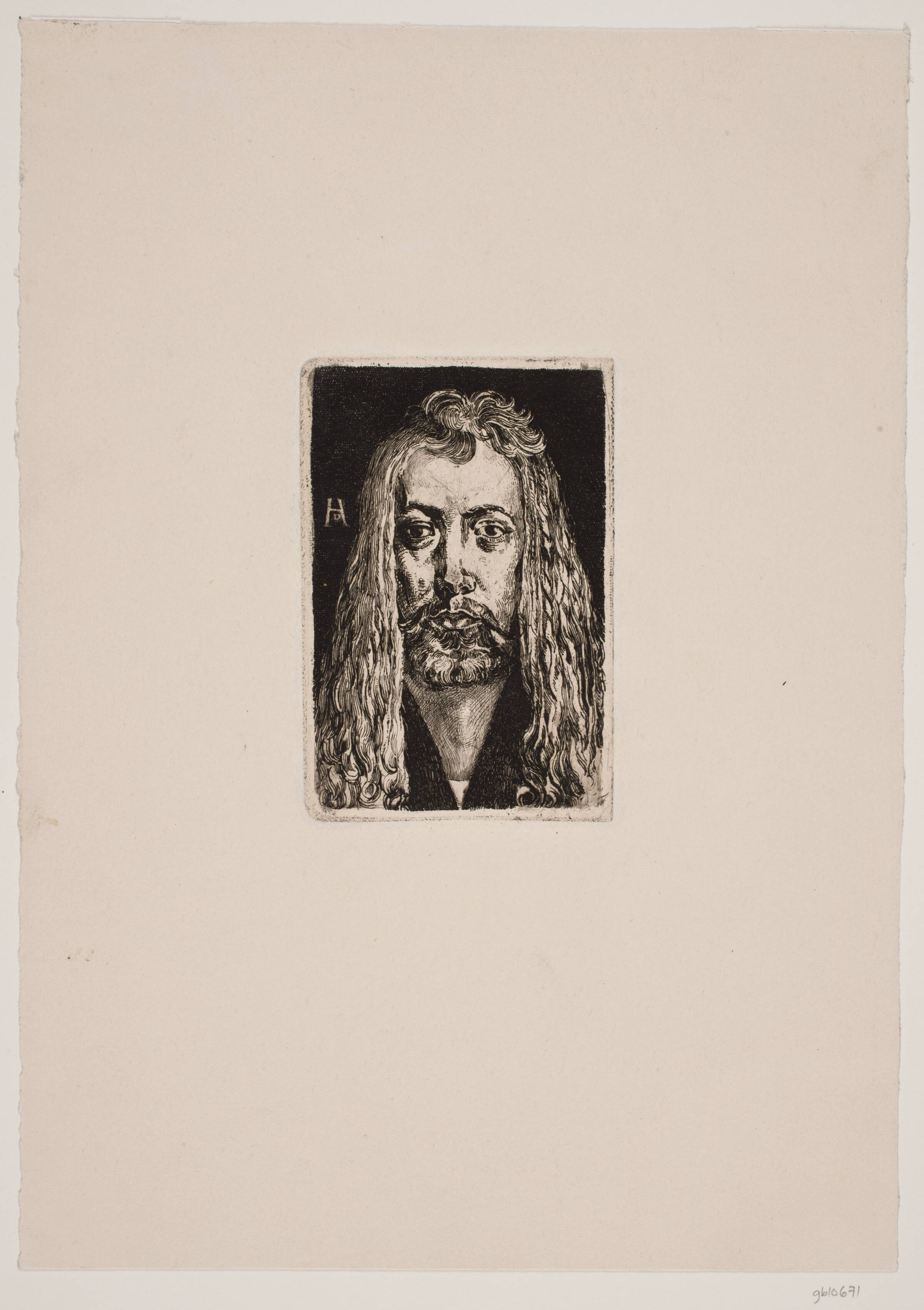 Düres selvportræt, Thorald Læssøe, 1816-1878