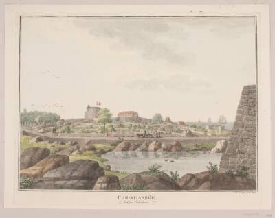 Christiansø. Set fra vestsiden