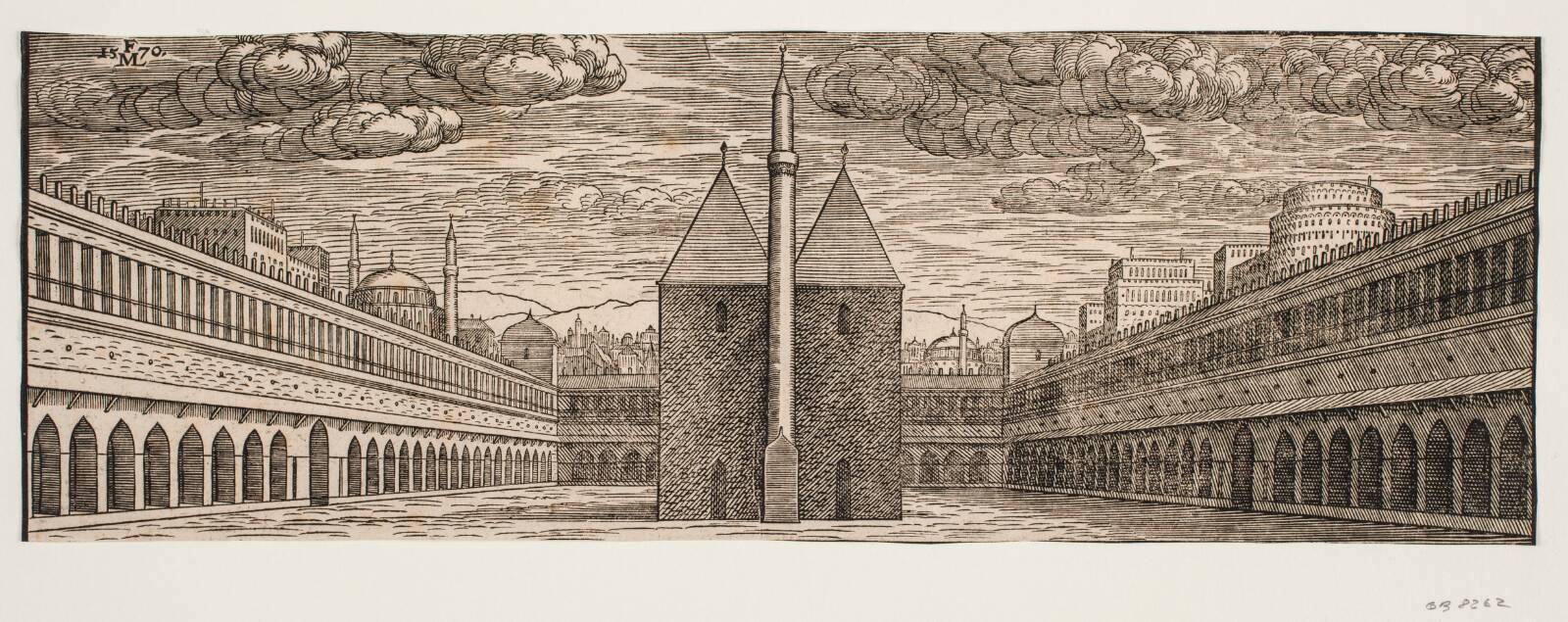 Et karavanseray (Han), Melchior Lorck, 1570