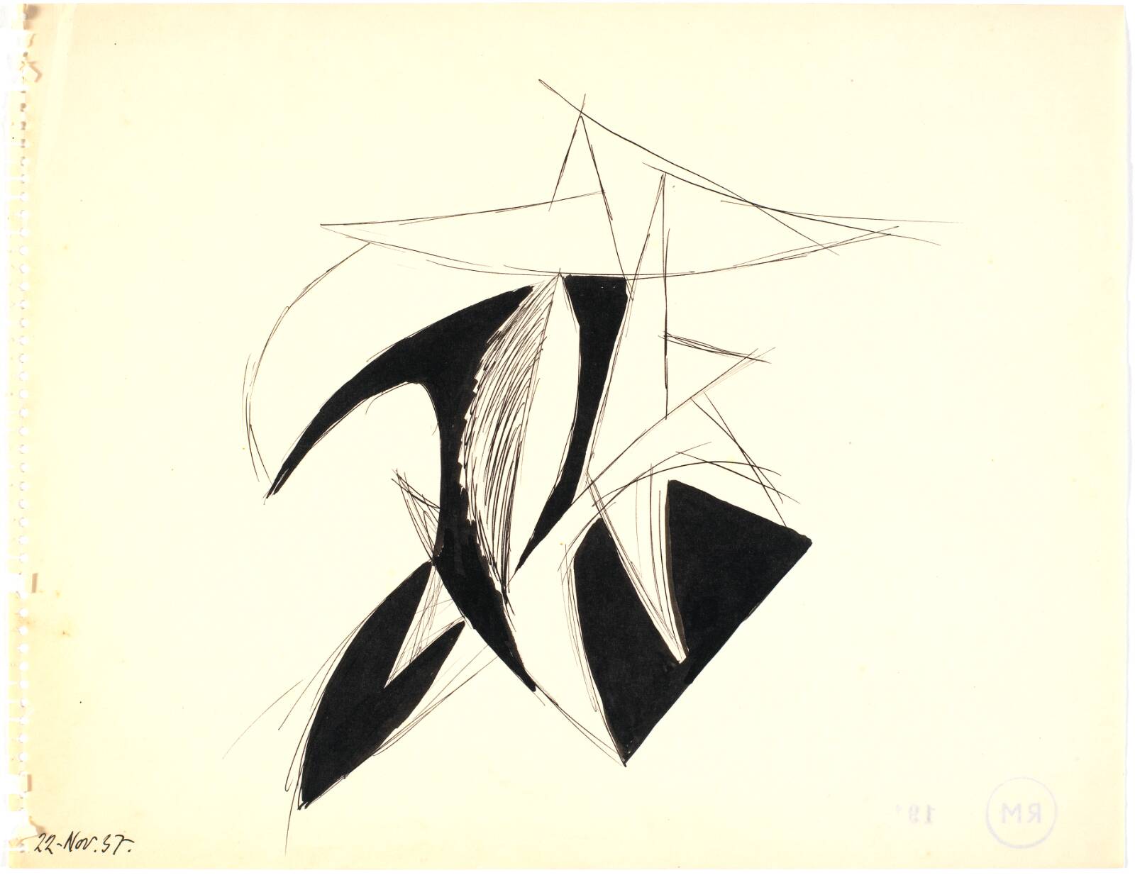 Botanisk figuration, Richard Mortensen, 1937