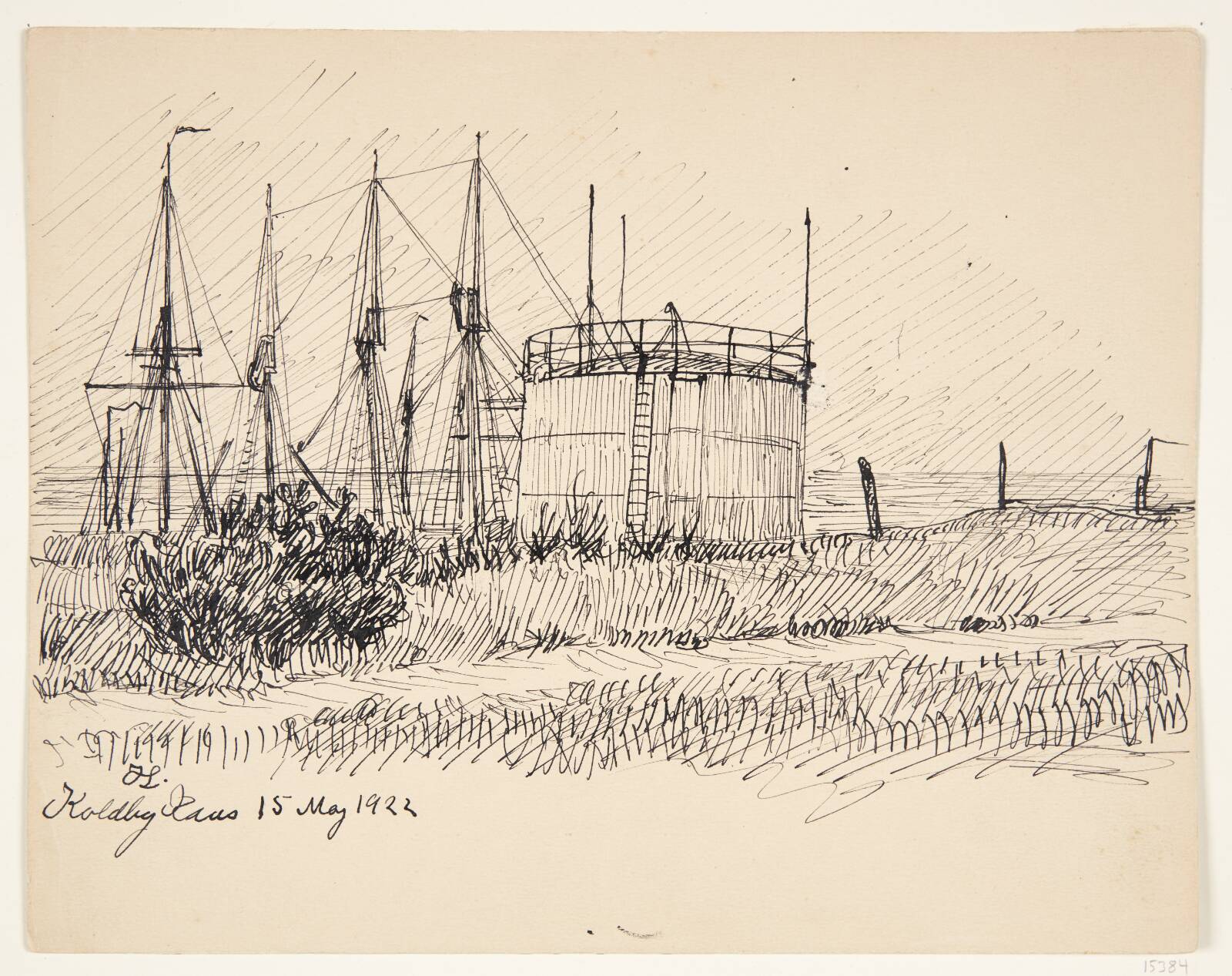 "Kolby Kås". Samsø, Johannes Larsen, 1922