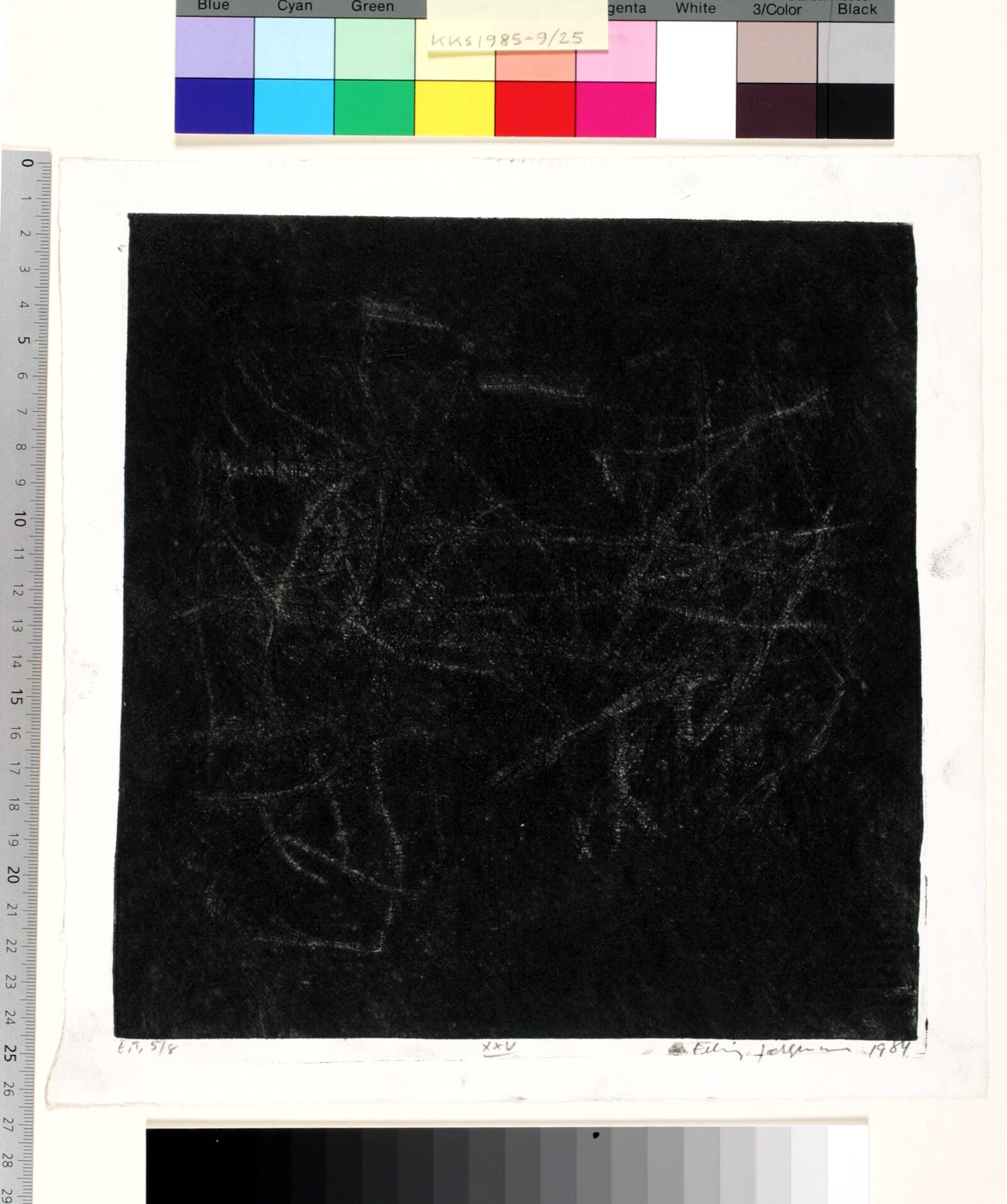 Dagbogsblad XXV, Erling Jørgensen, 1984