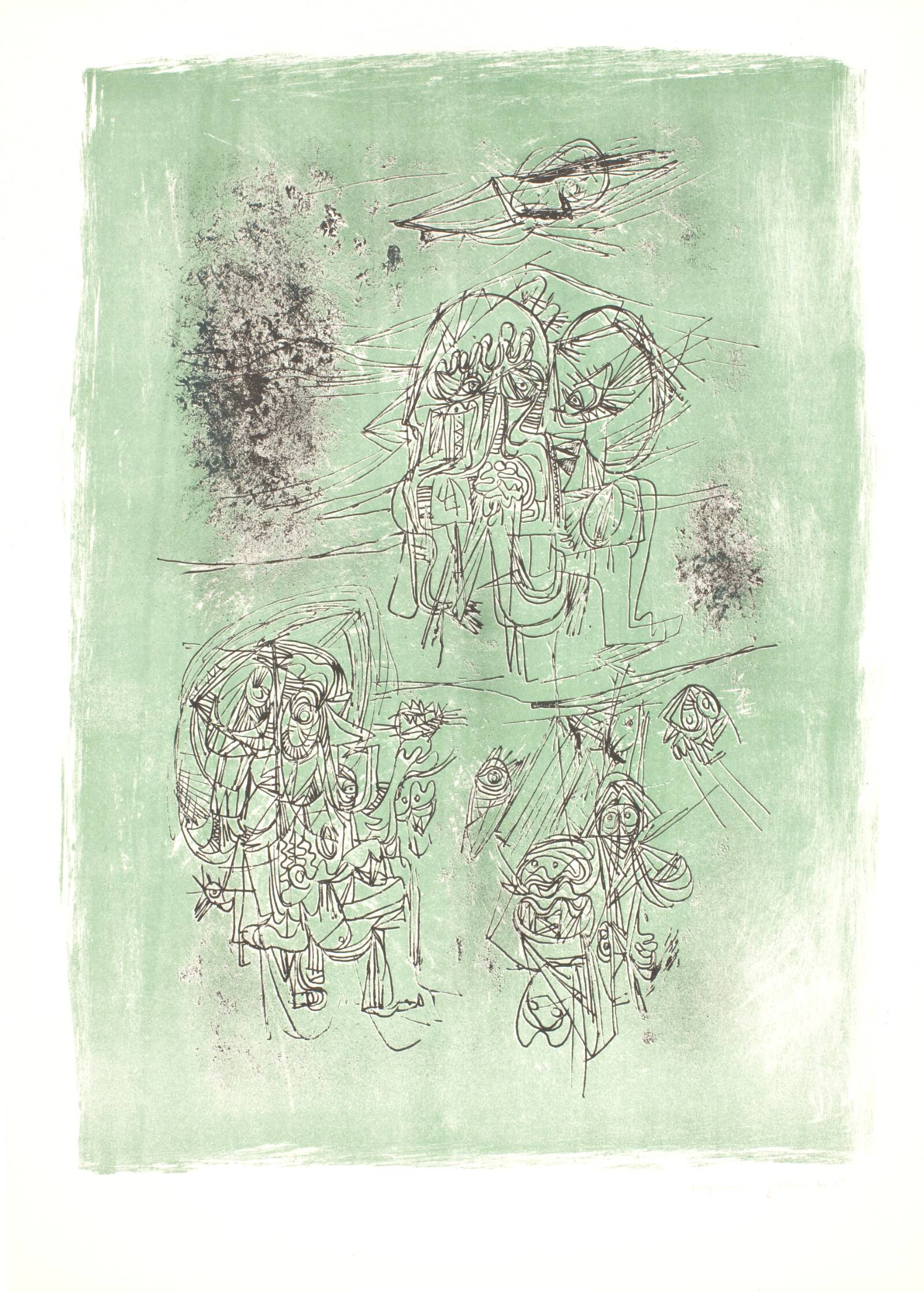 Uden titel, Asger Jorn, 1945