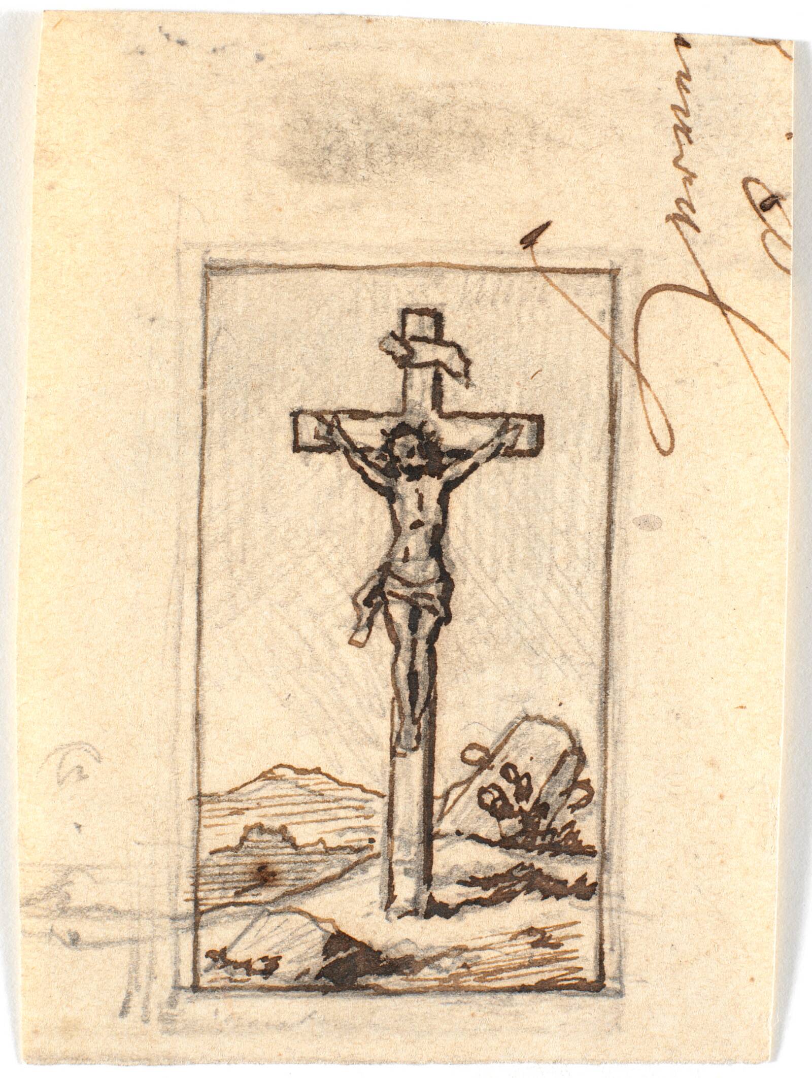 Kristus på korset, Martinus Rørbye, 1847