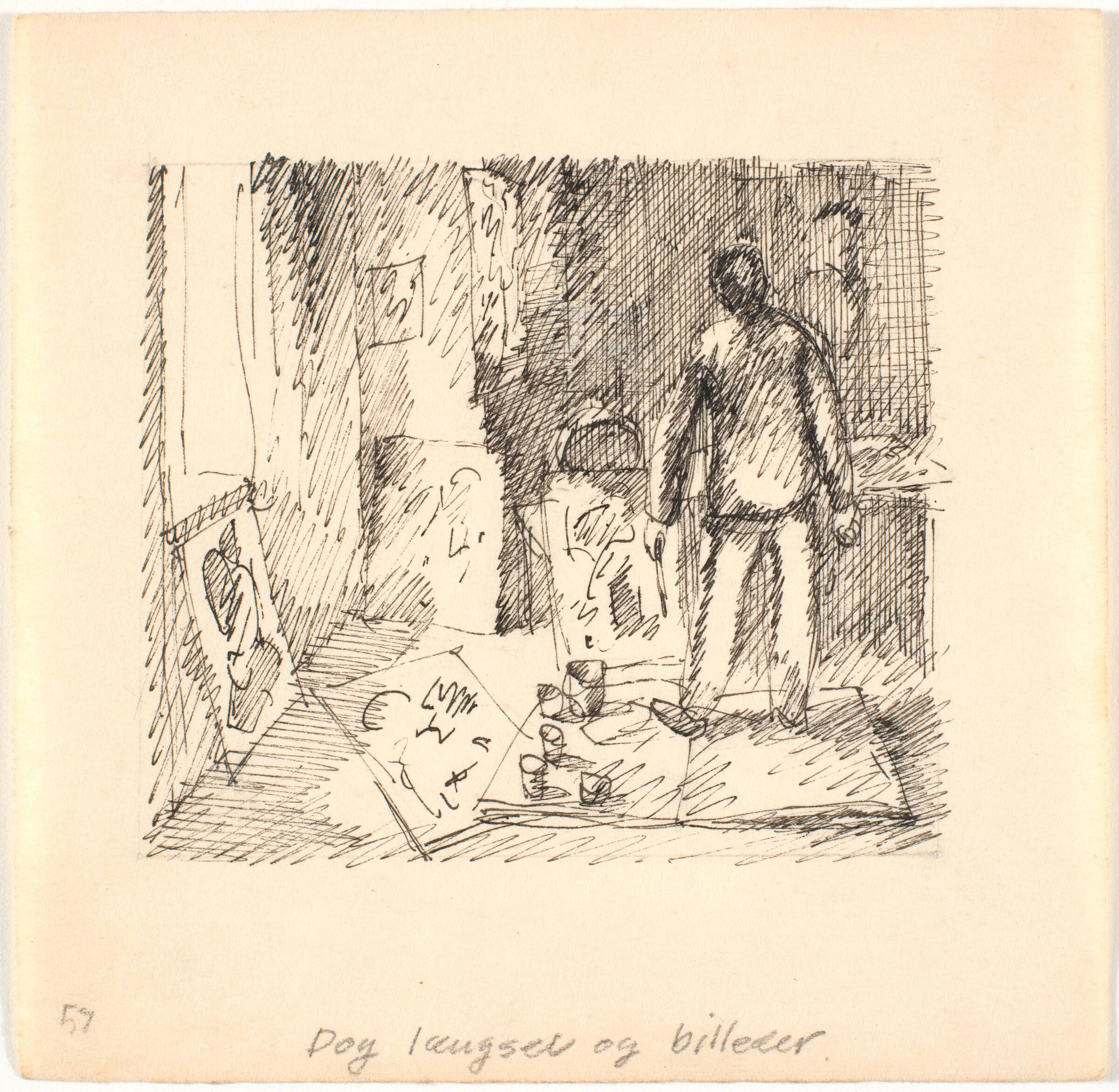 Dog længsel og billeder, Palle Nielsen, 1949