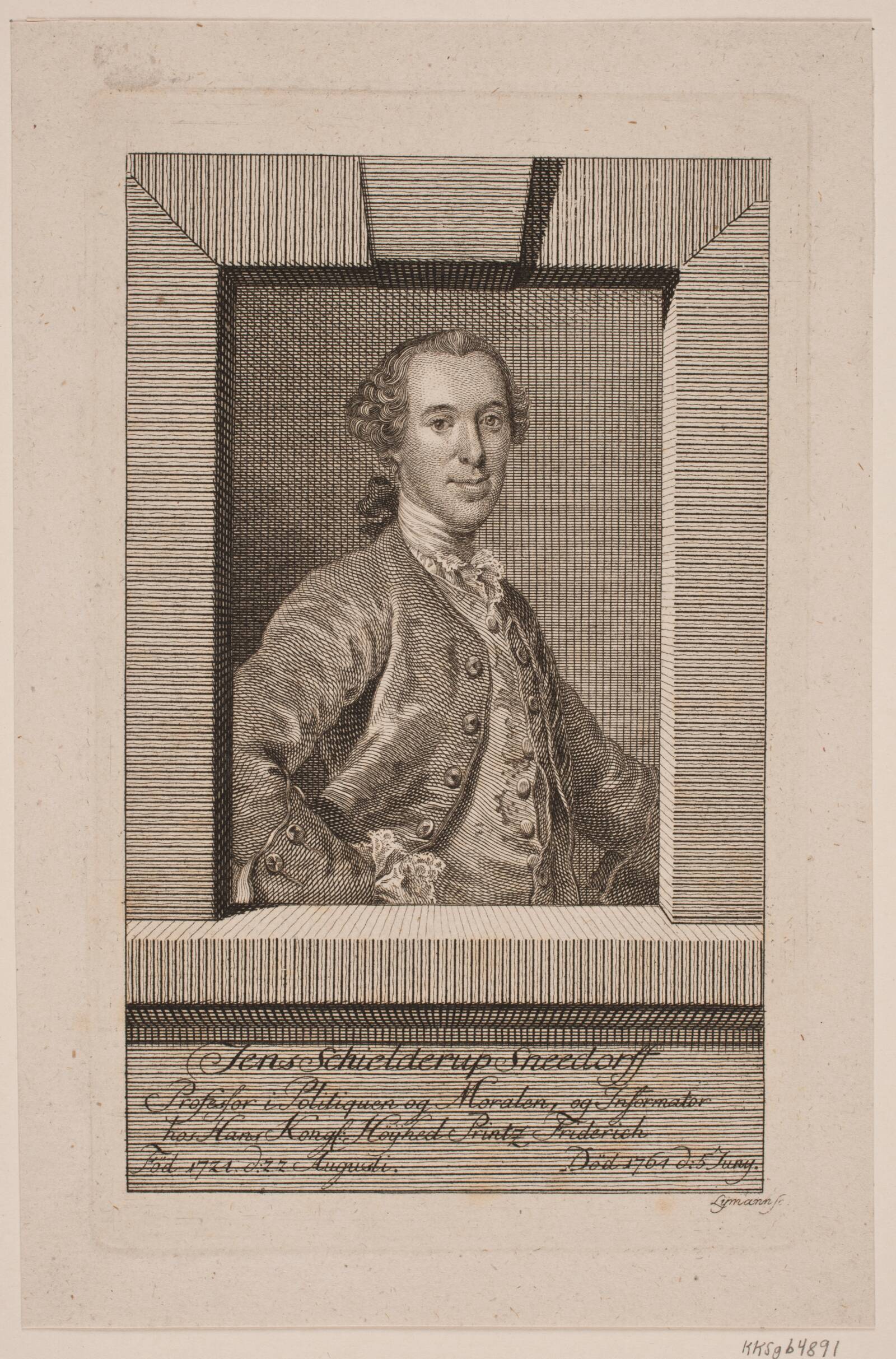 Jens Schielderup Sneedorff, Johan Samuel Lymann, 1764-1864