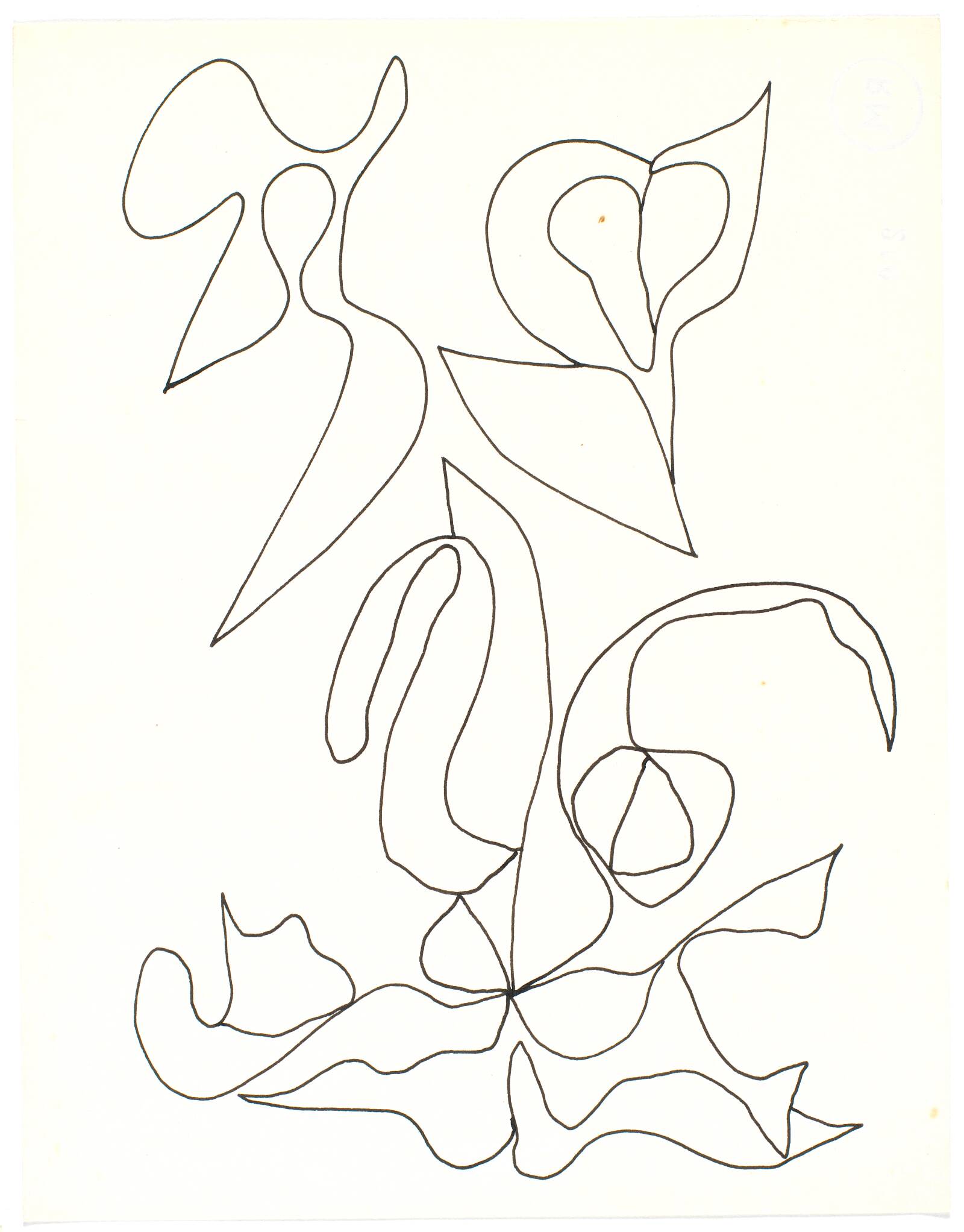Biomorfe figurationer, Richard Mortensen, 1938-1940