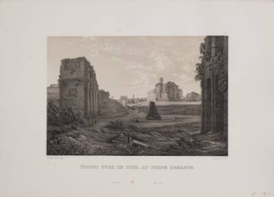 Udsigt over en deel af forum romanum