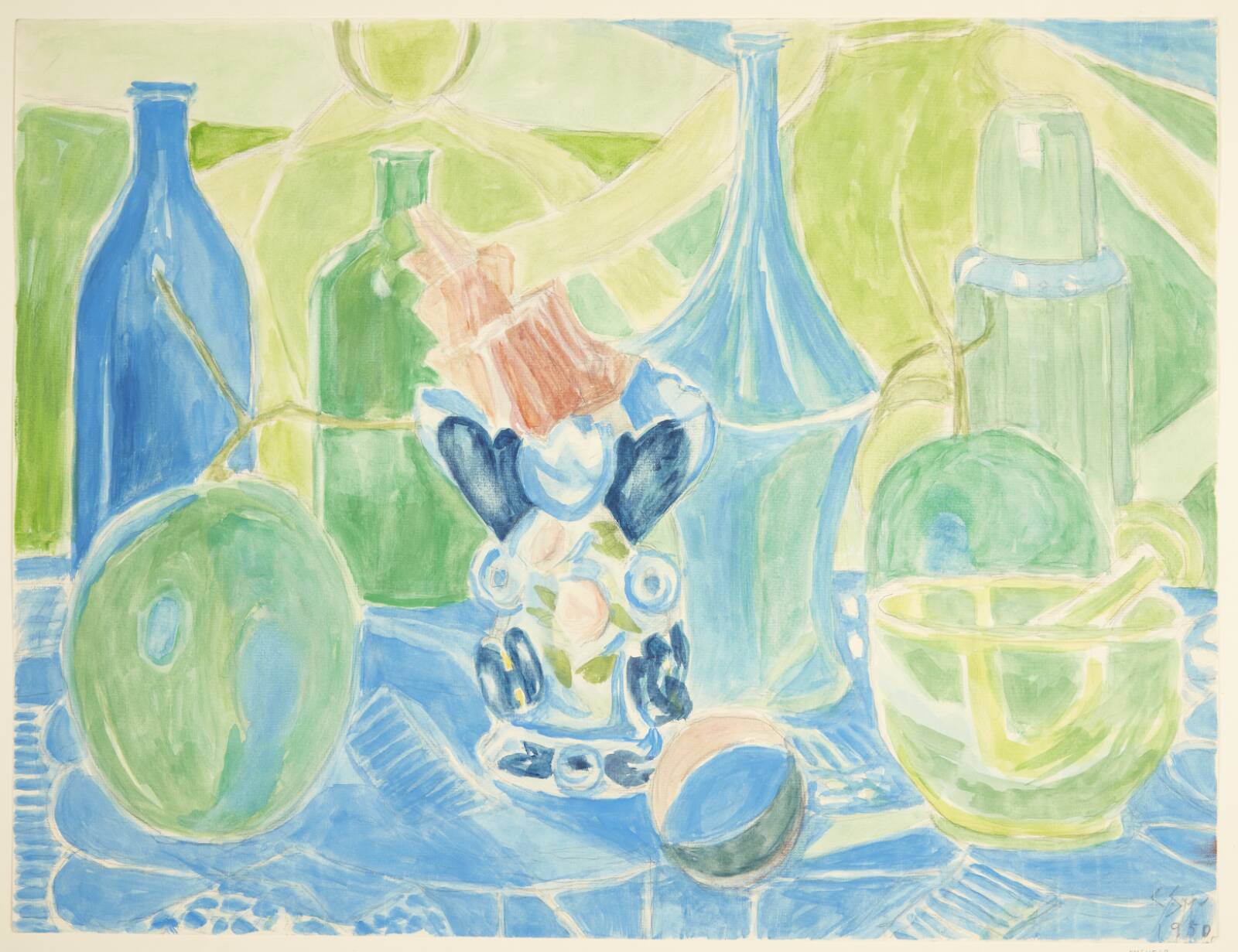 Opstilling, Christine Swane, 1950